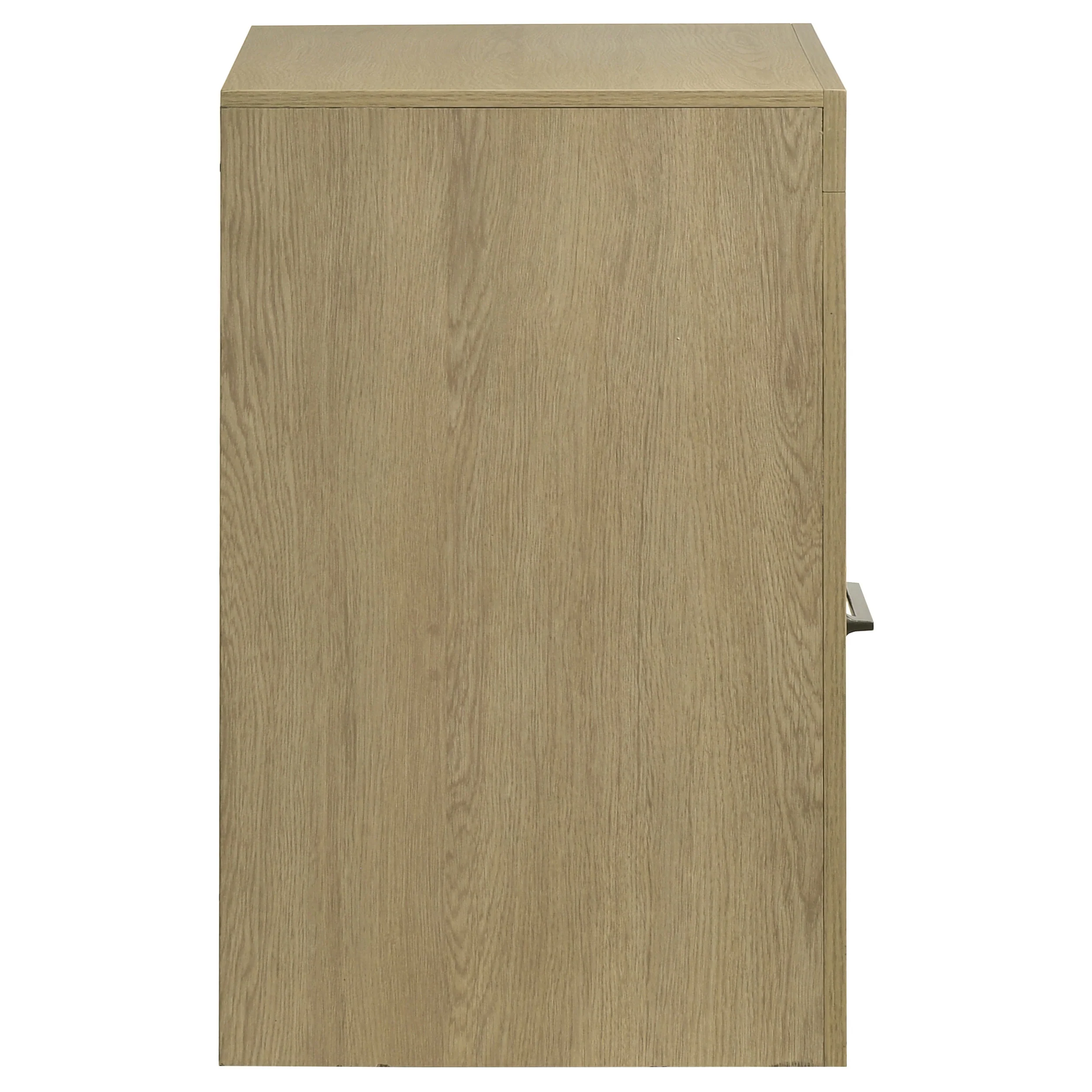 Hendricks Light Oak 1-Drawer Nightstand with Cubby - Image 6