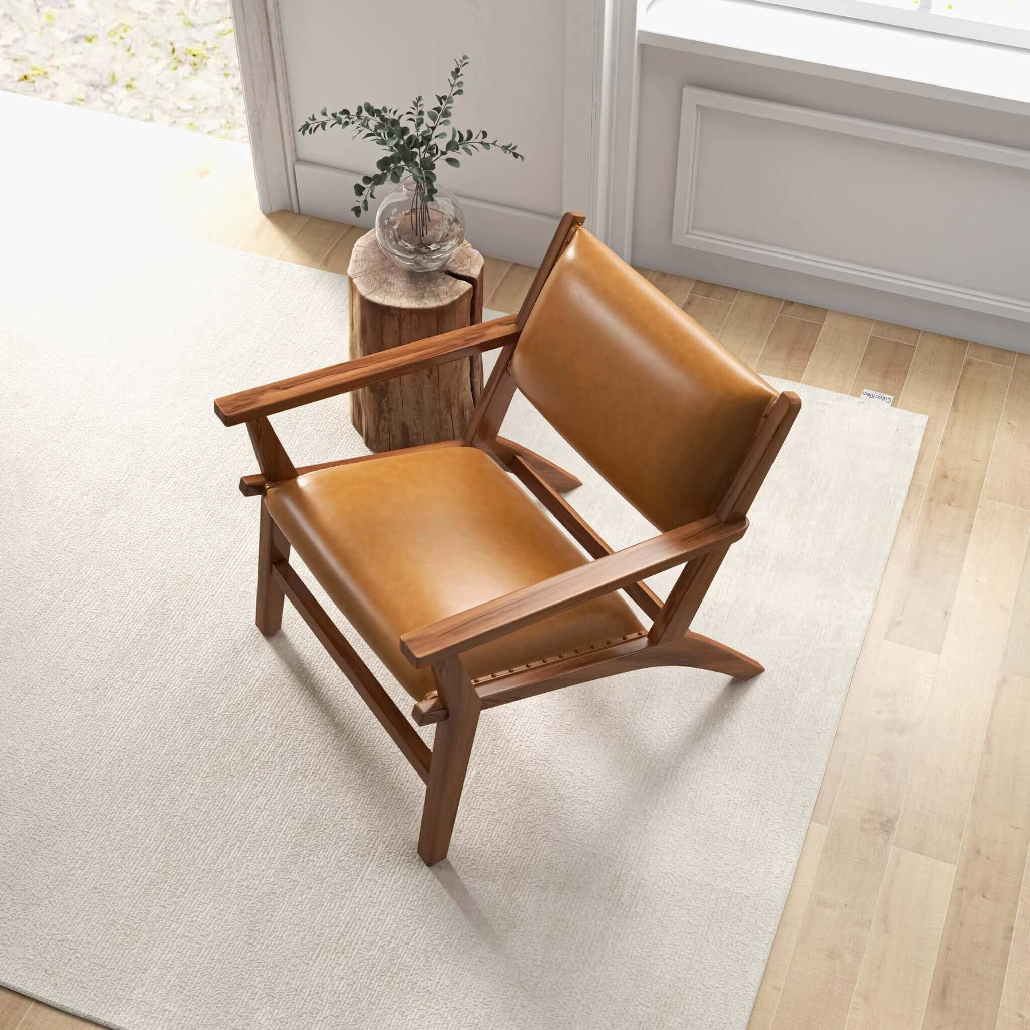 Hendrix - Antique Arm Chair - Brown / Rustic / Tan - Image 2