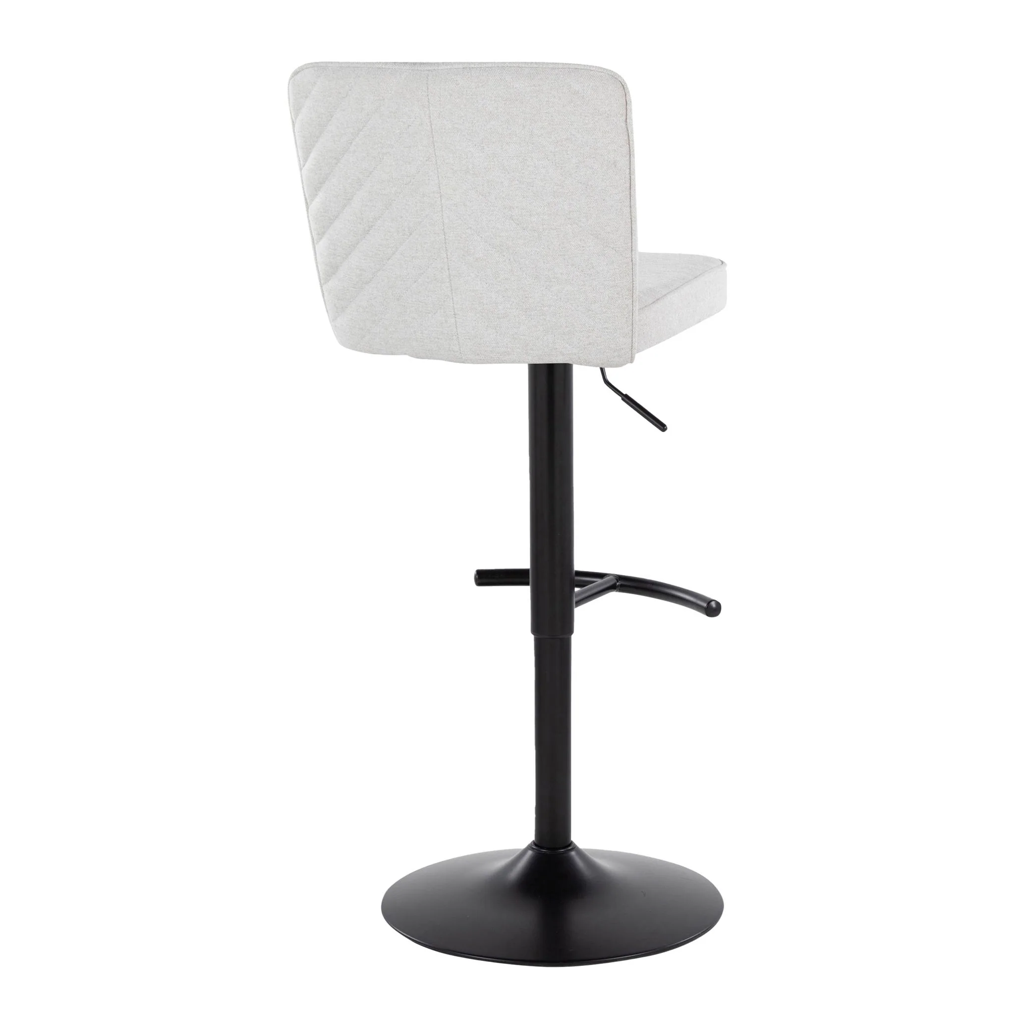 Henry - Contemporary Adjustable Barstool & Swivel With Rounded T Footrest (Set of 2) - Image 5