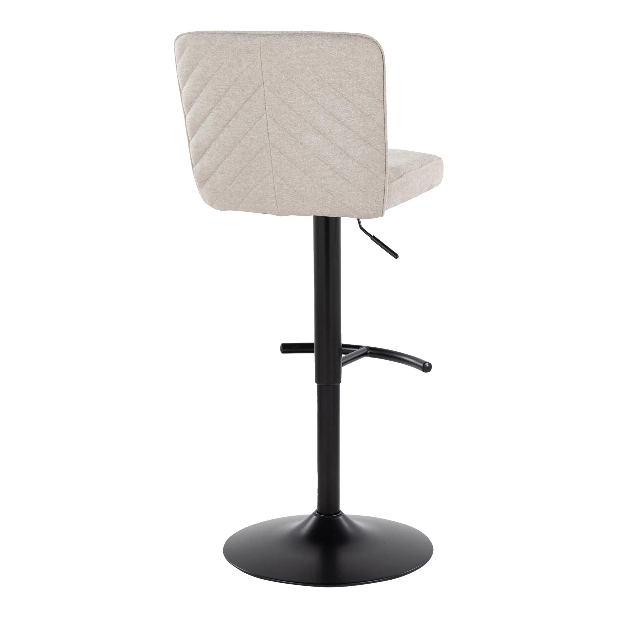 Henry - Contemporary Adjustable Barstool & Swivel With Rounded T Footrest (Set of 2) - Image 9