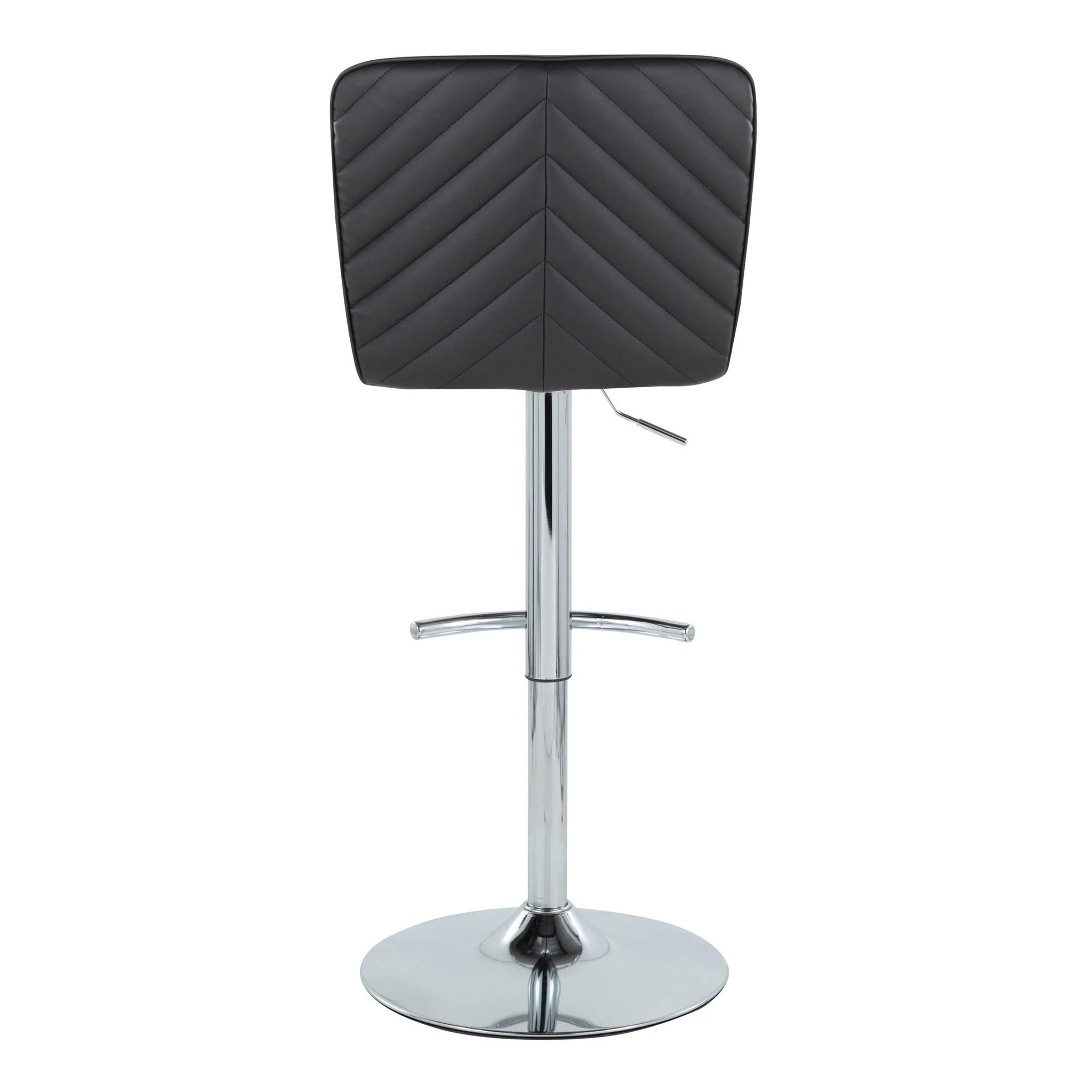 Henry - Contemporary Adjustable Barstool With Swivel & Rounded T Footrest (Set of 2) - Image 9
