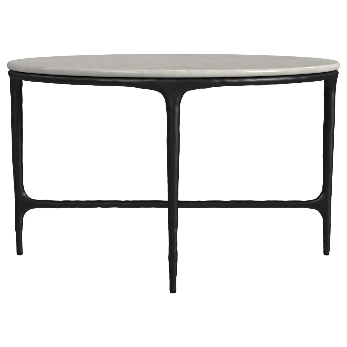 Hermas 2-Piece Round Marble Coffee and End Table Set - Image 11