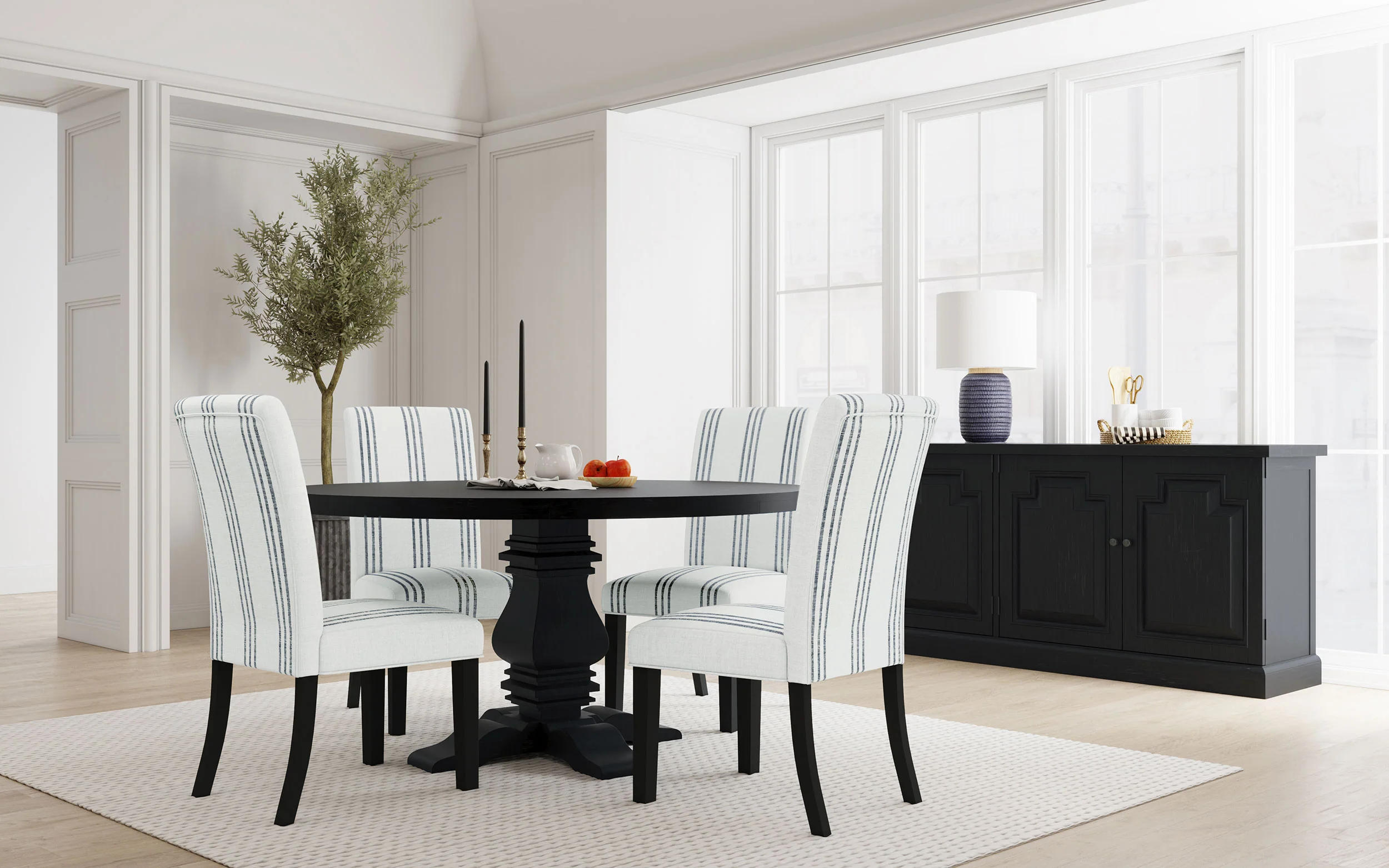 Herran Upholstered Dining Side Chair Beige - Set of 2 - Image 15