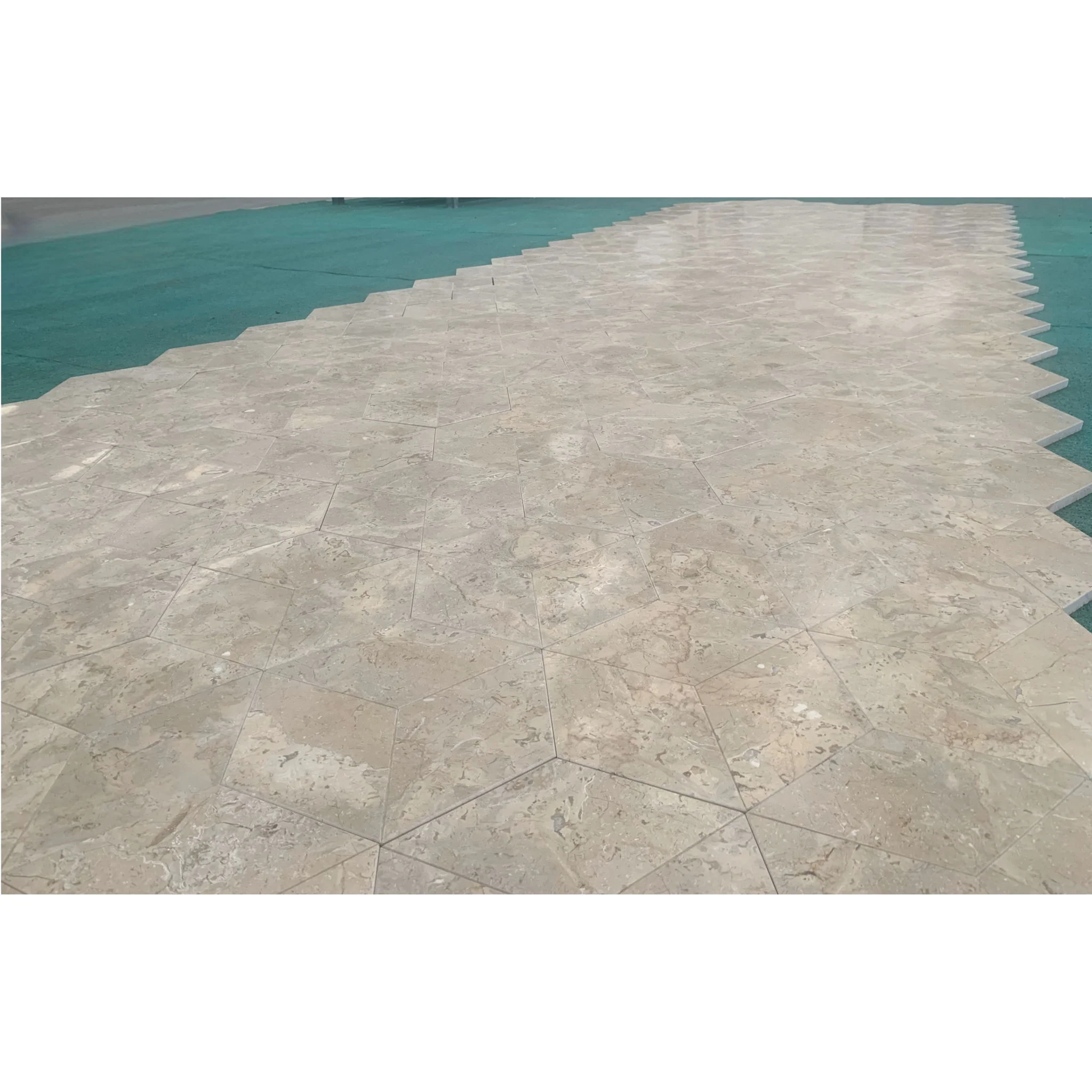 Hexagon Natural Marble Polished Tile For Wall And Floor (Set of 12) - Image 14