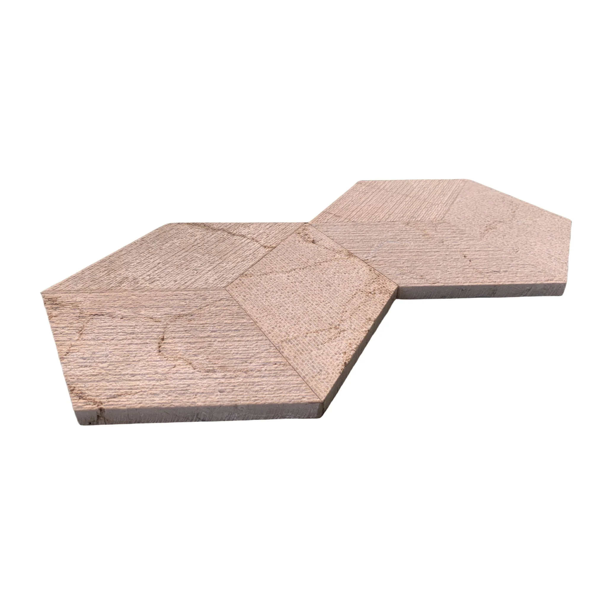 Hexagon Natural Marble Polished Tile For Wall And Floor (Set of 12) - Image 34