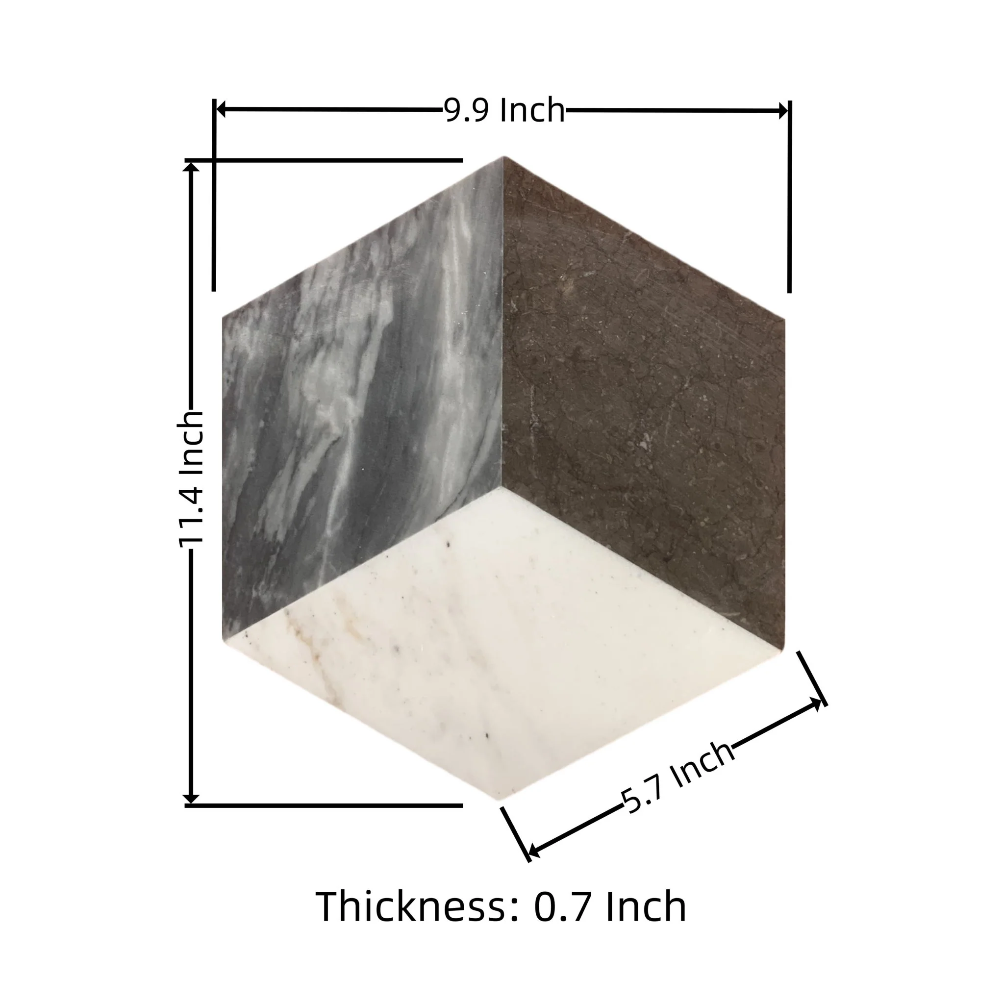 Hexagon Water Tiles For Floor And Wall (Set of 12) - Image 10