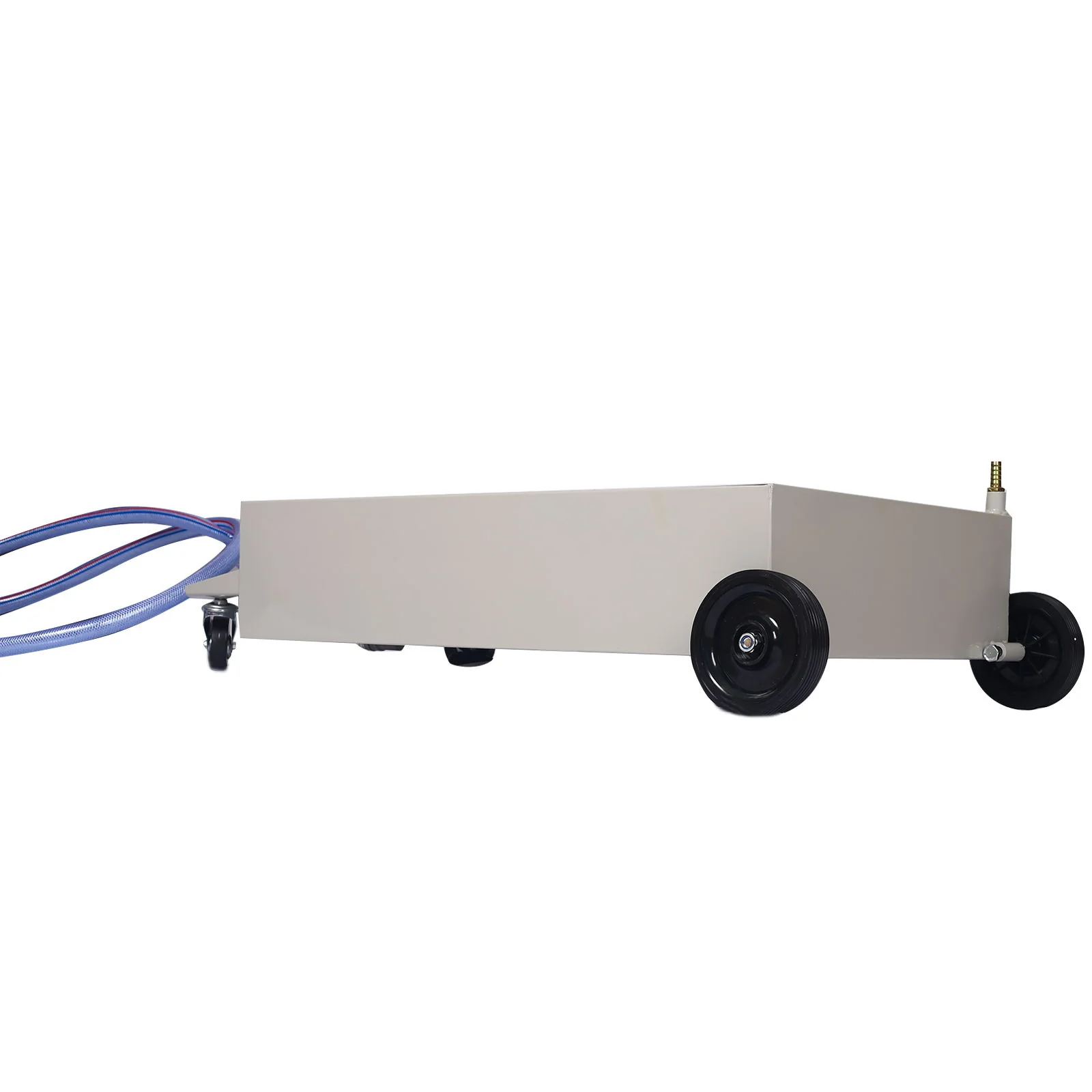 High Impact Polypropylene 20 Gallon Low Profile Oil Drain With Pump Steel - Gray - Image 6