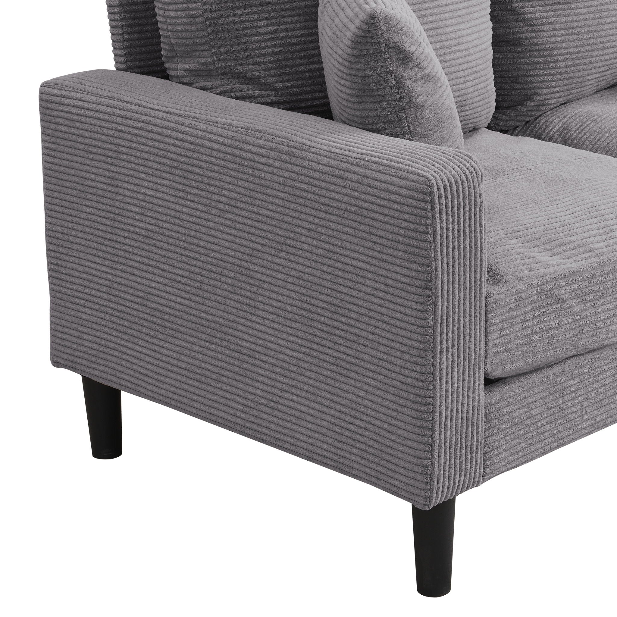 High Resilience Loveseat Sofa With Wooden Frame - Image 12