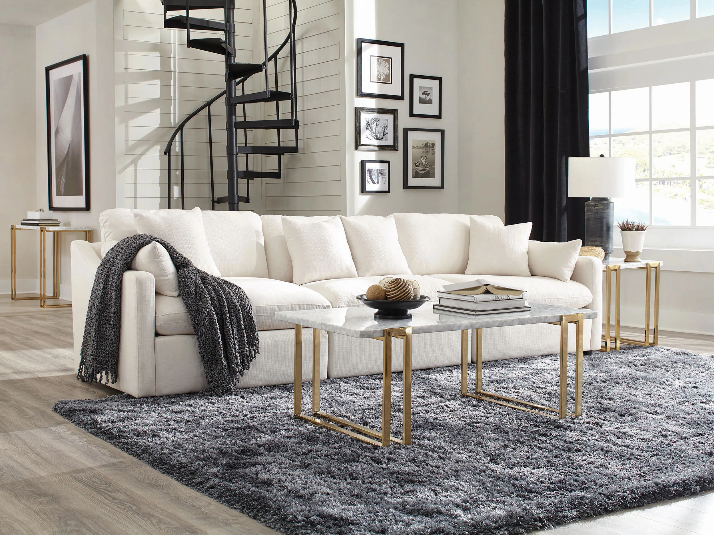 Hobson Upholstered RAF Chair in Ivory - Image 8