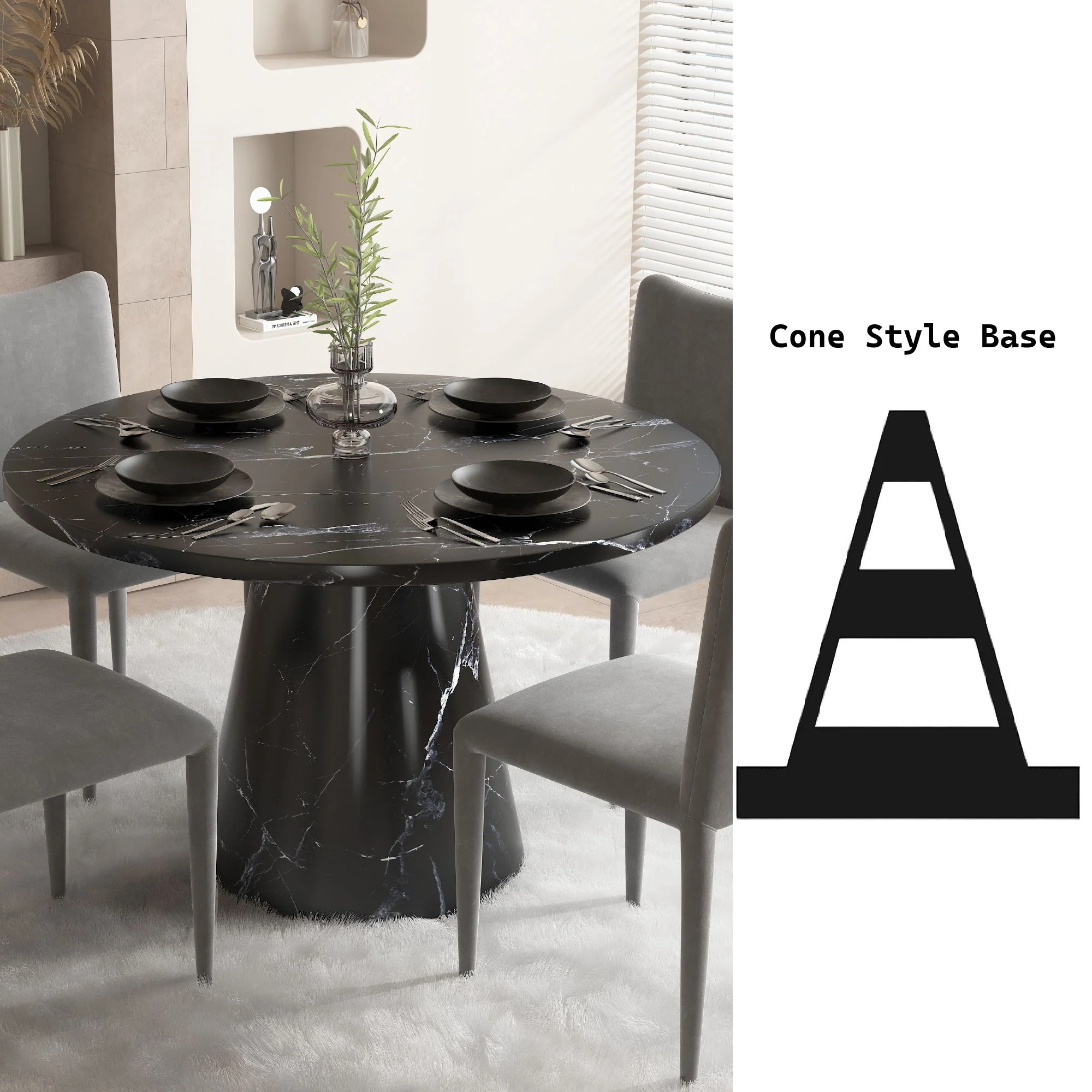 Hollis - Dining Table With Top - Multi - Image 2