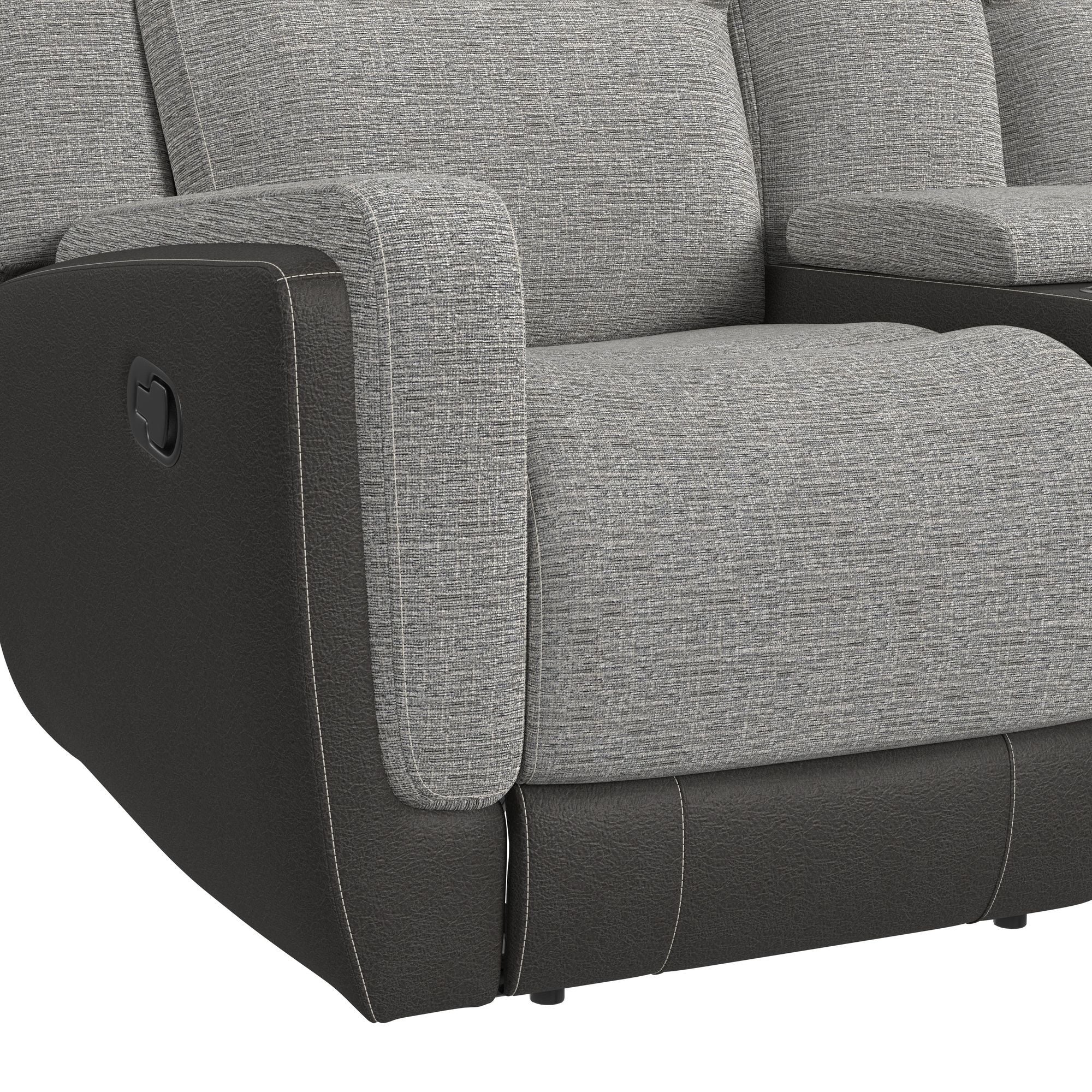 Hornet - 3 Piece Sectional Set With Console And 2 Recliners - Image 4