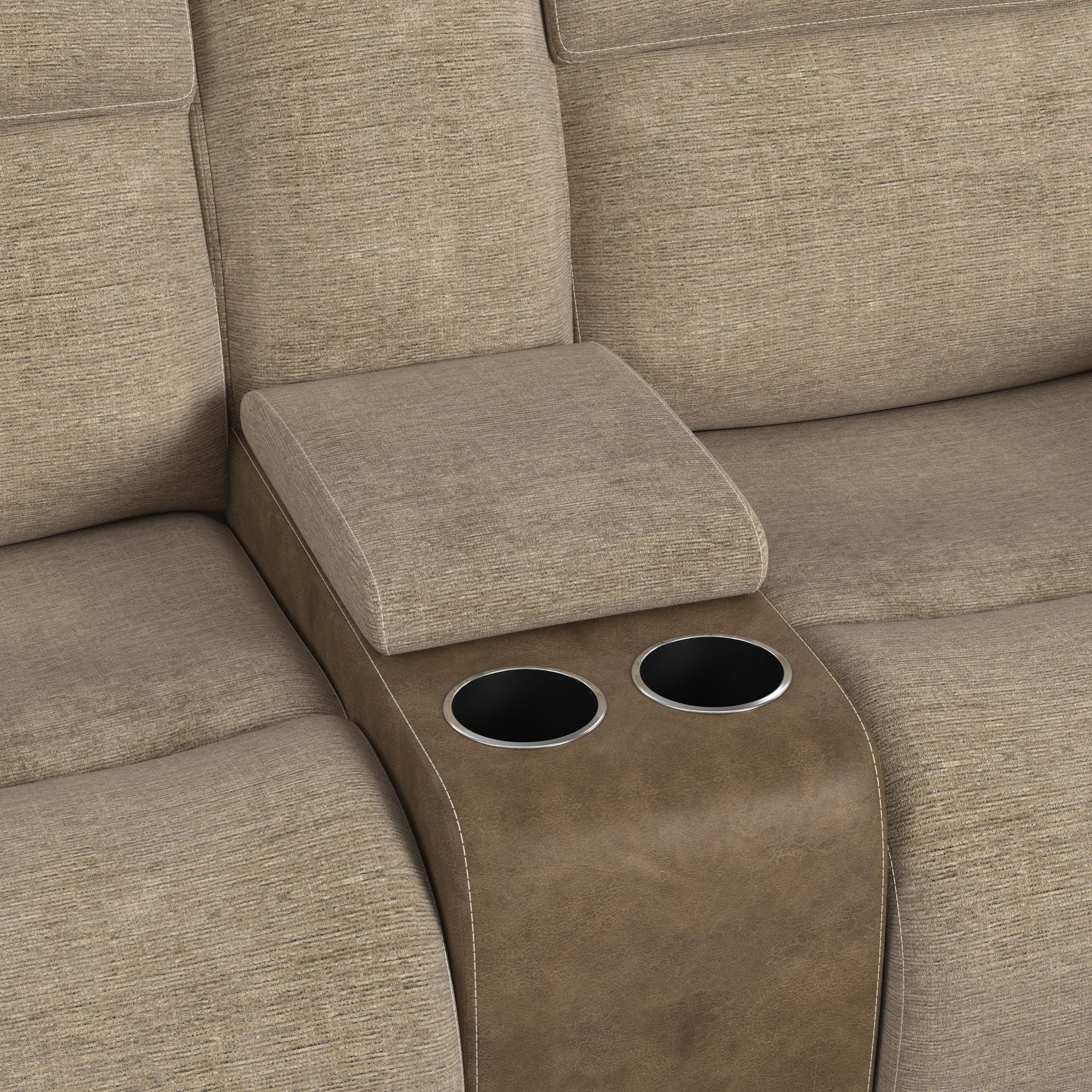 Hornet - Motion Glider Loveseat With Console - Image 15