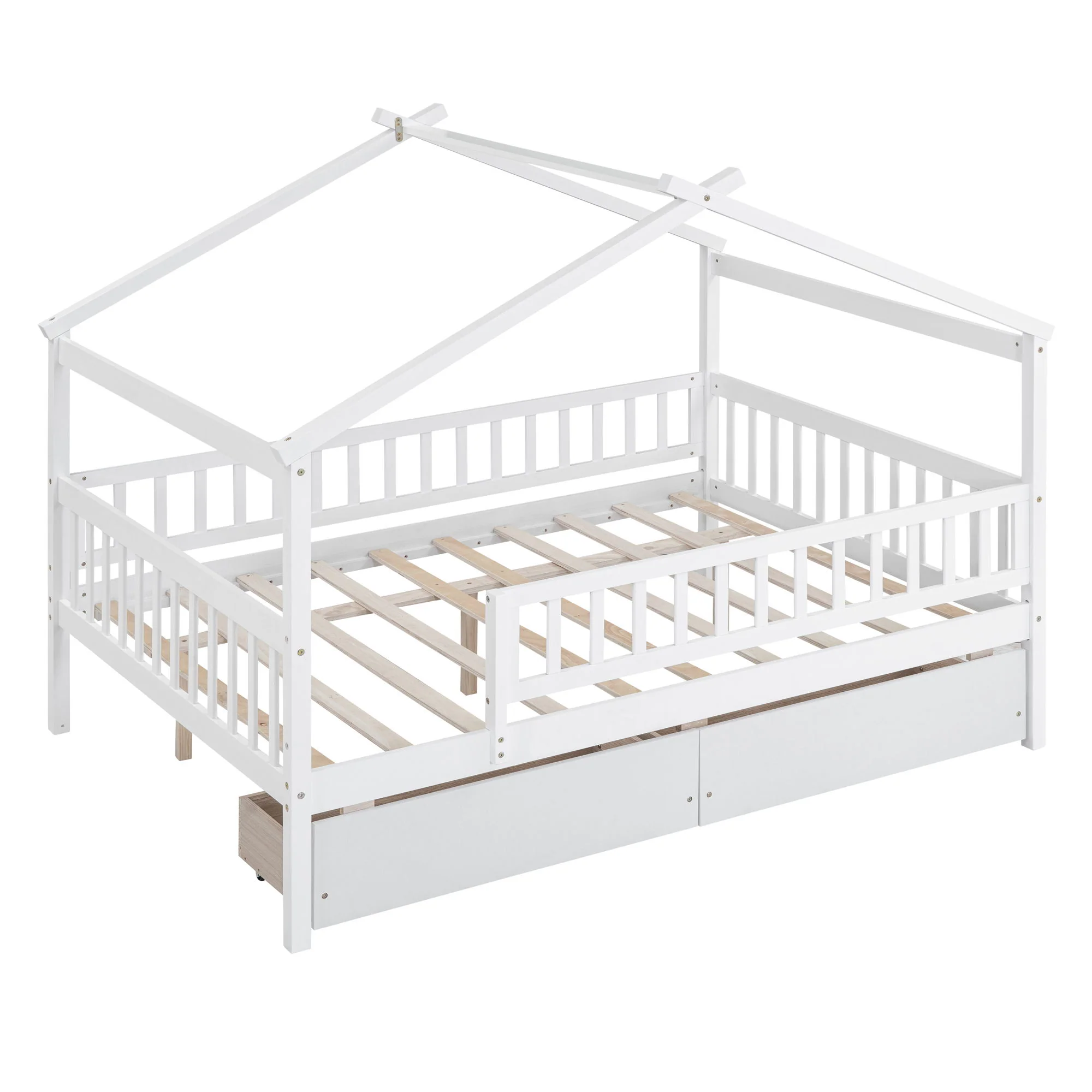 House Bed With 2 Drawers - Image 41
