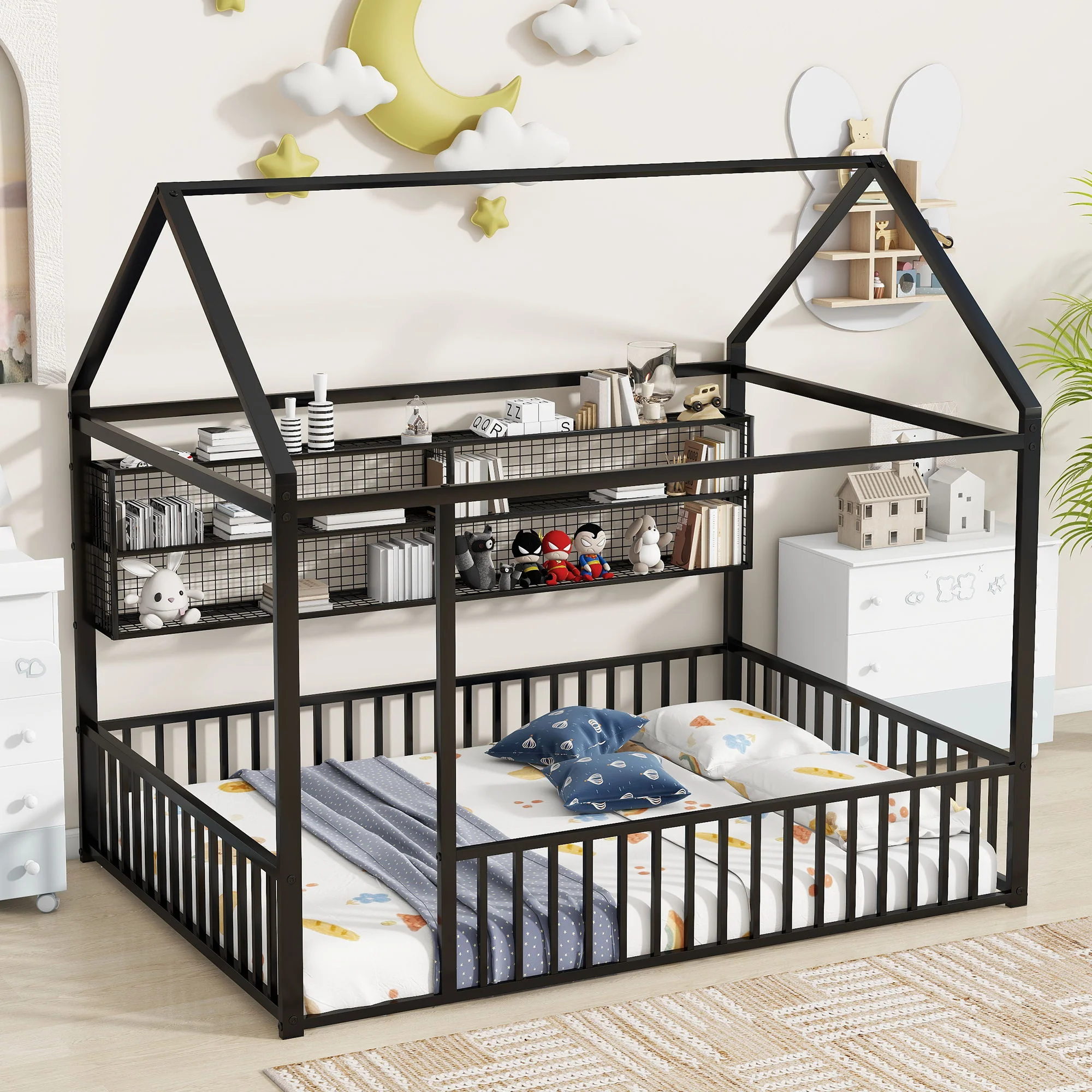 House Frame With Fence And Shelves - Image 2