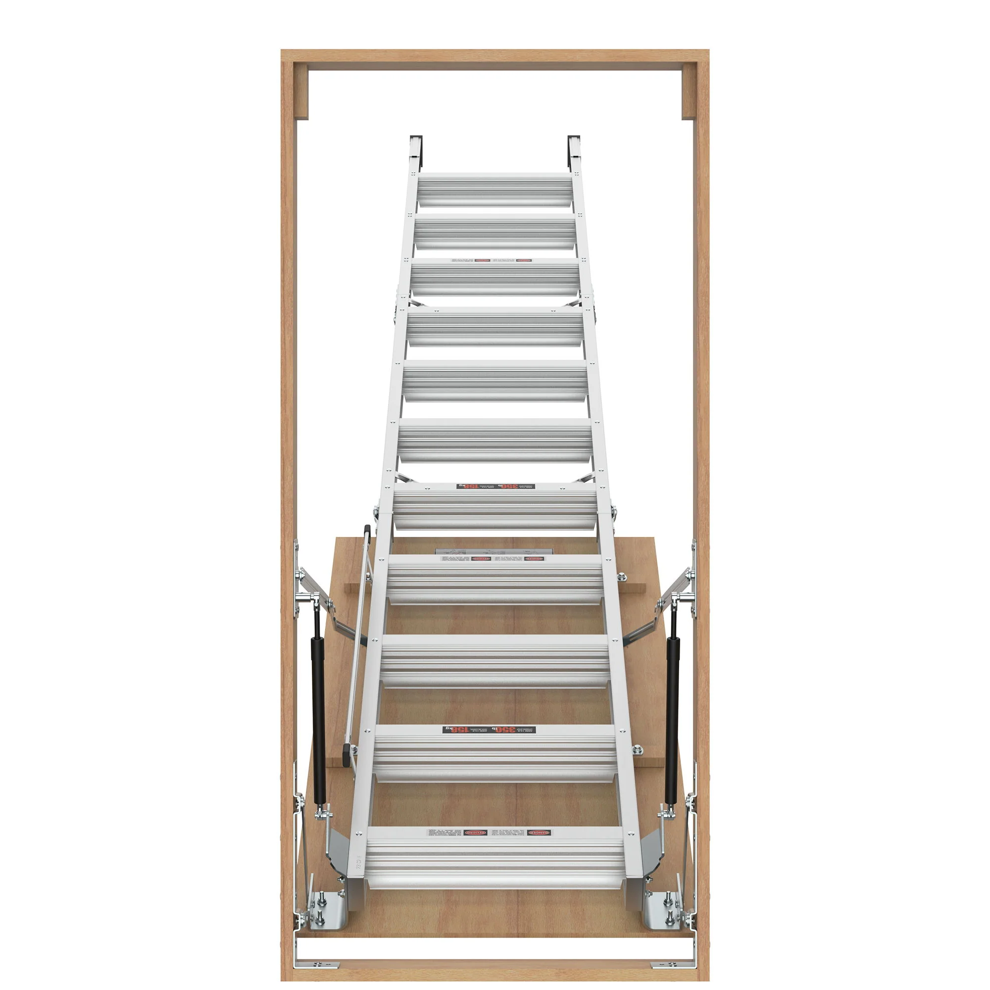 Household Aluminum Attic Ladder - Image 8