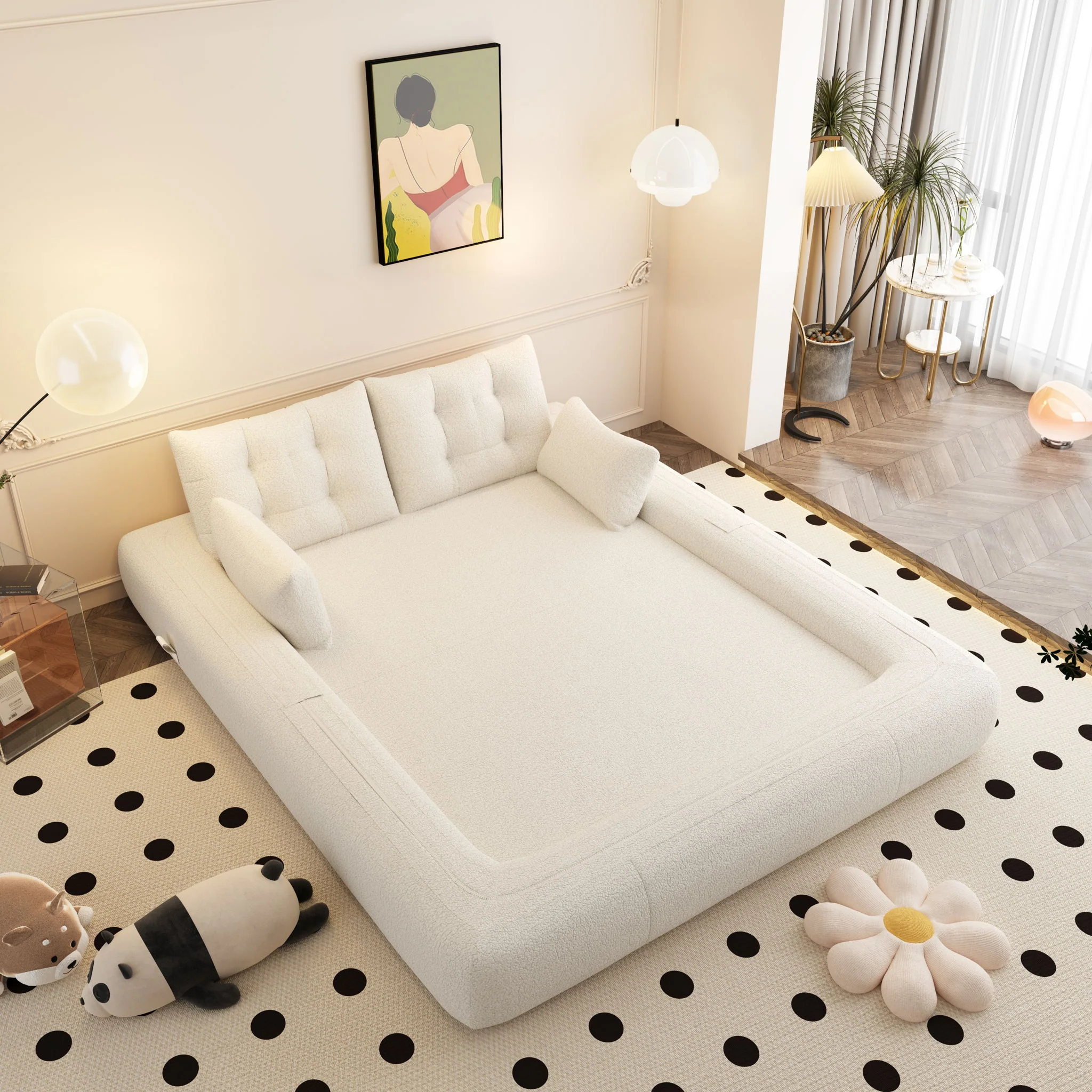 Human Dog Bed, Multi Functional Foldable Sofa Bed, 3 In 1 - Image 33