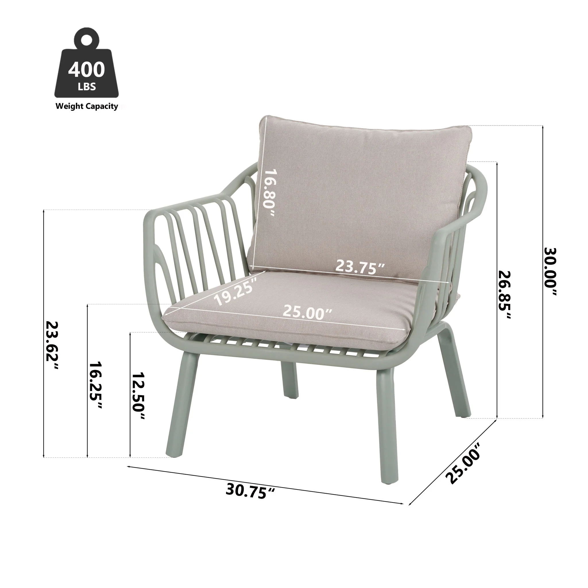 Huron - Outdoor Club Chair (Set of 2) - Image 9