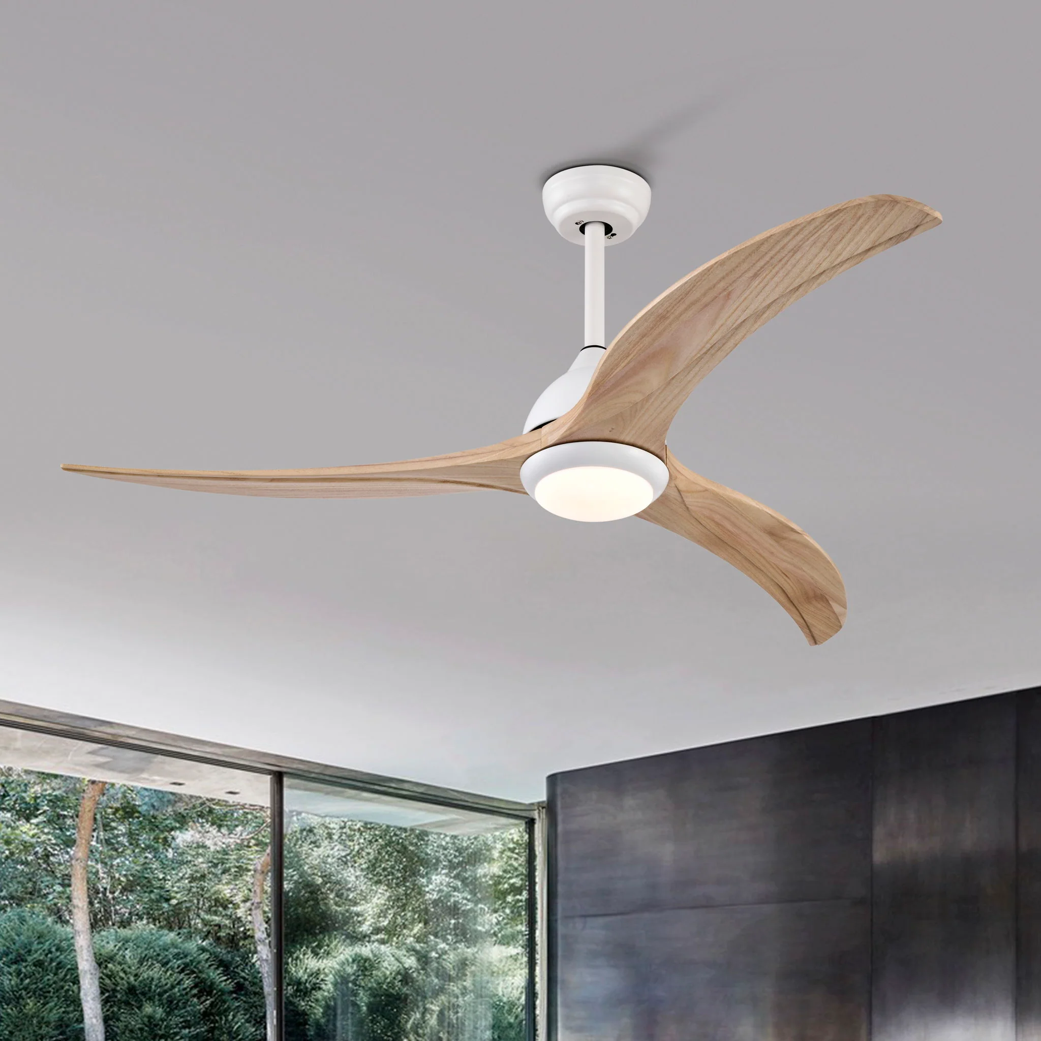 Indoor Outdoor Ceiling Fan With Light With Remote Control, Noiseless Reversible Motor, 6 Speed, 3 Color - Image 6