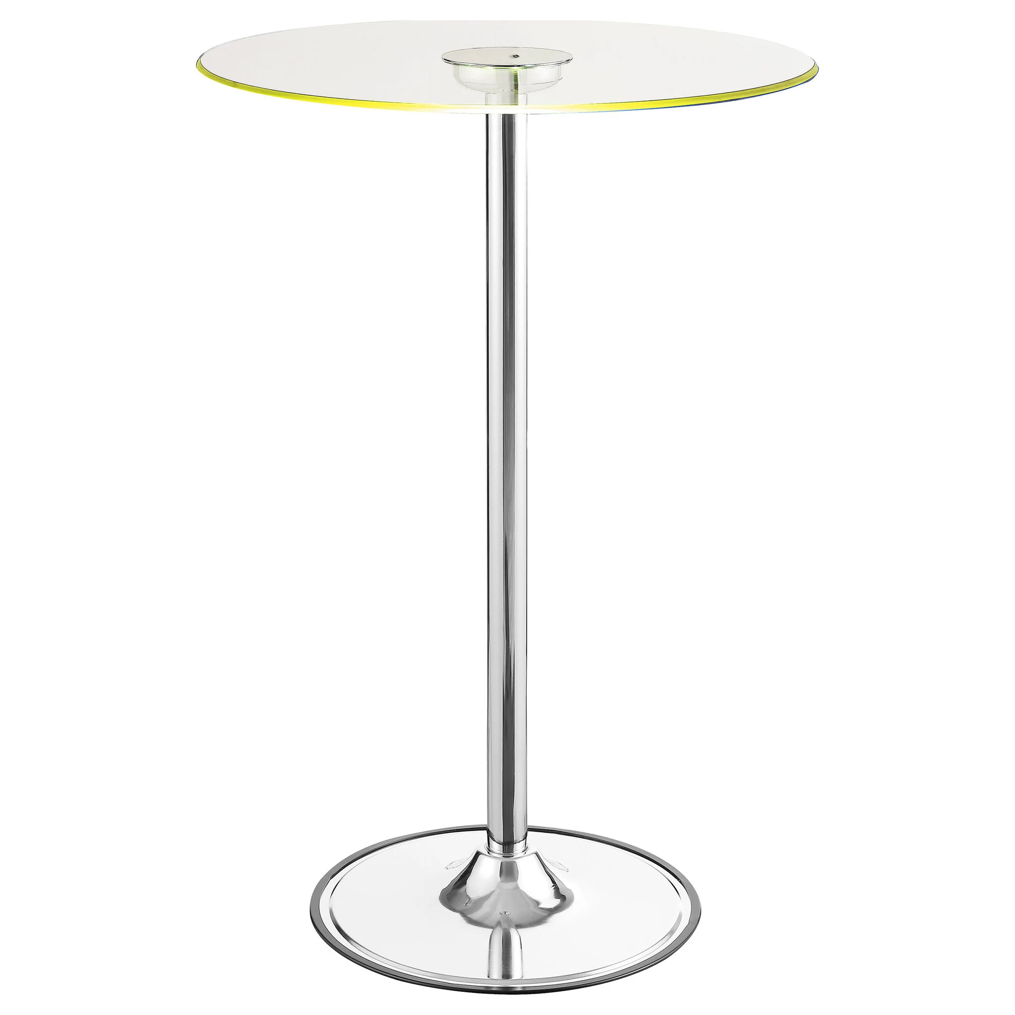 Indra - LED Bistro Table - Chrome - Image 9