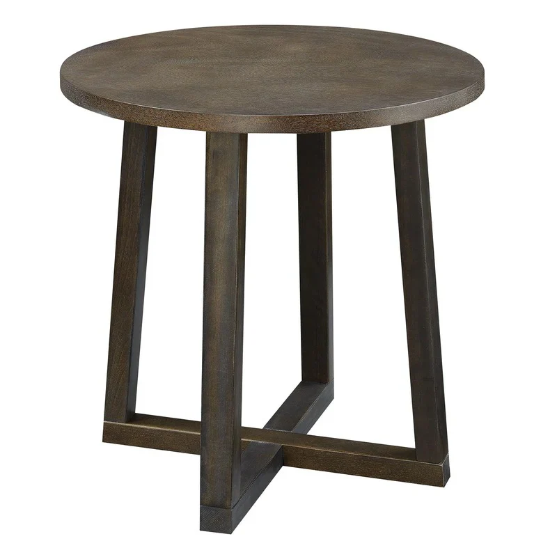 Industrial Brown Mid-Century 3-Piece Occasional Table Collection - Image 6
