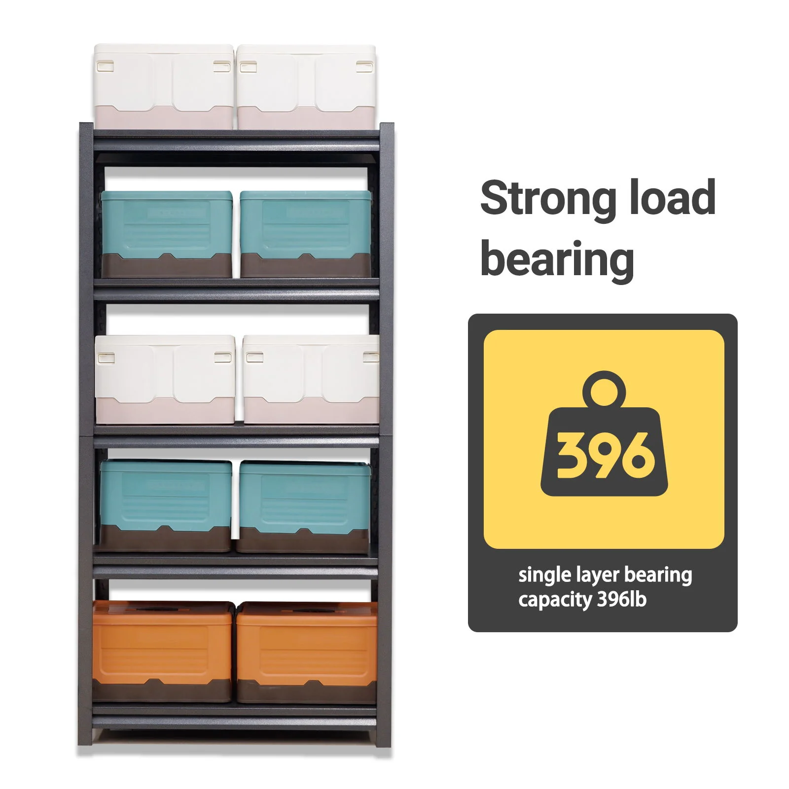 Industrial Heavy Duty Metal Garage Shelving Unit, Adjustable Storage Rack - Image 20