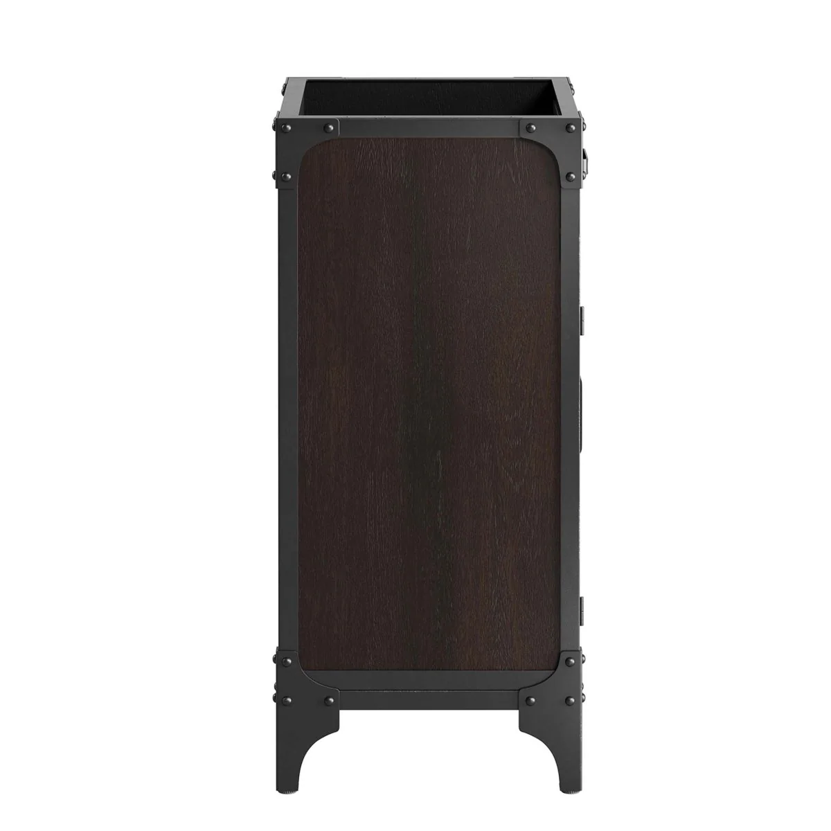 Industrial Modern Bathroom Vanity Cabinet – Sink Basin Not Included (Multiple Sizes) - Image 4