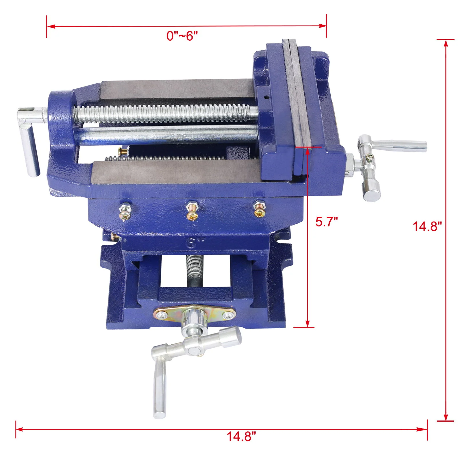 Industrial Quality Cross Slide Vise, Drill Press Metal Milling 2 Way X - Y - Image 23