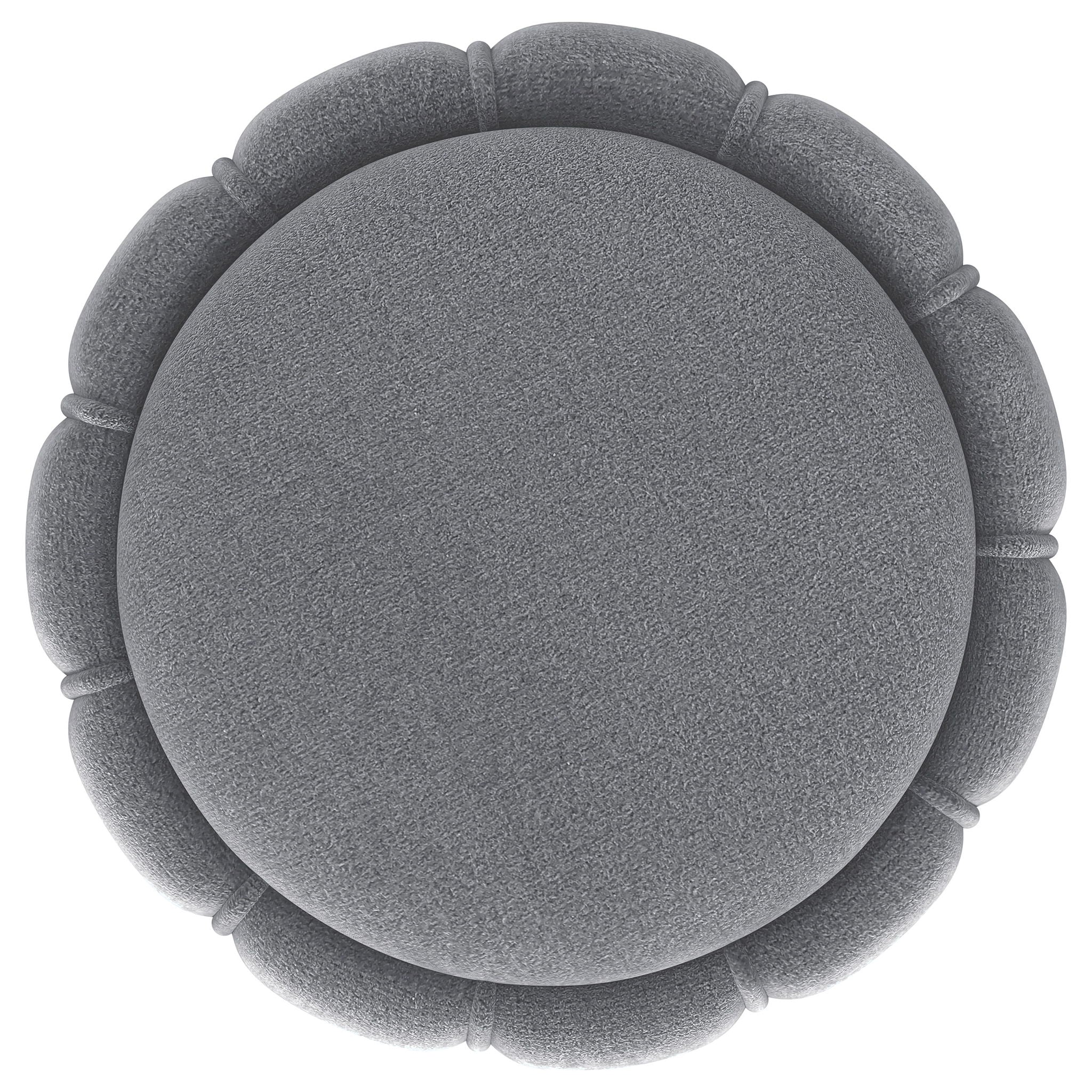 Inez - Round Upholstered Ottoman - Image 10