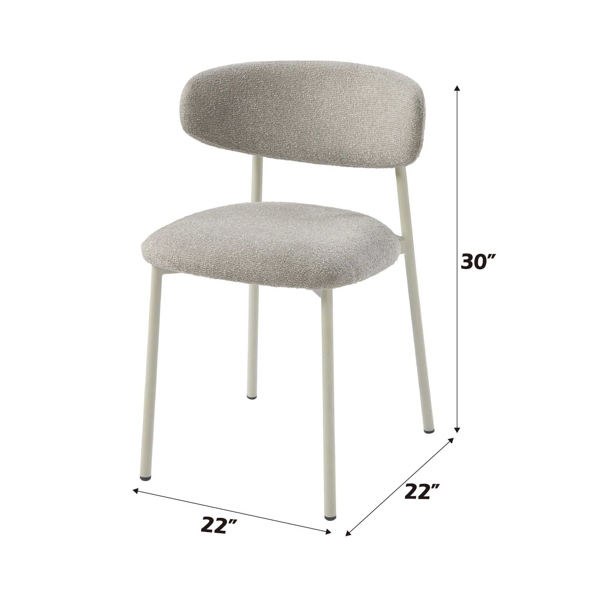 Ingram - Side Chair (Set of 2) - Light Gray - Image 5