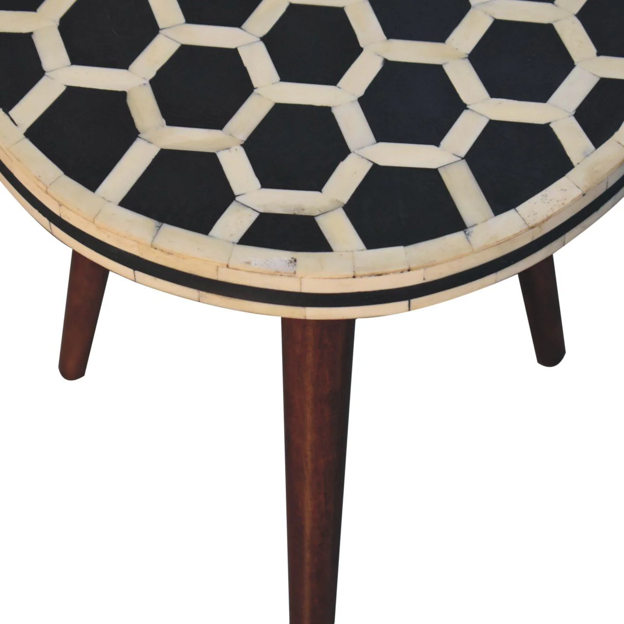 Inlay Bone Tripod Stool - Honey Caramel - Image 8