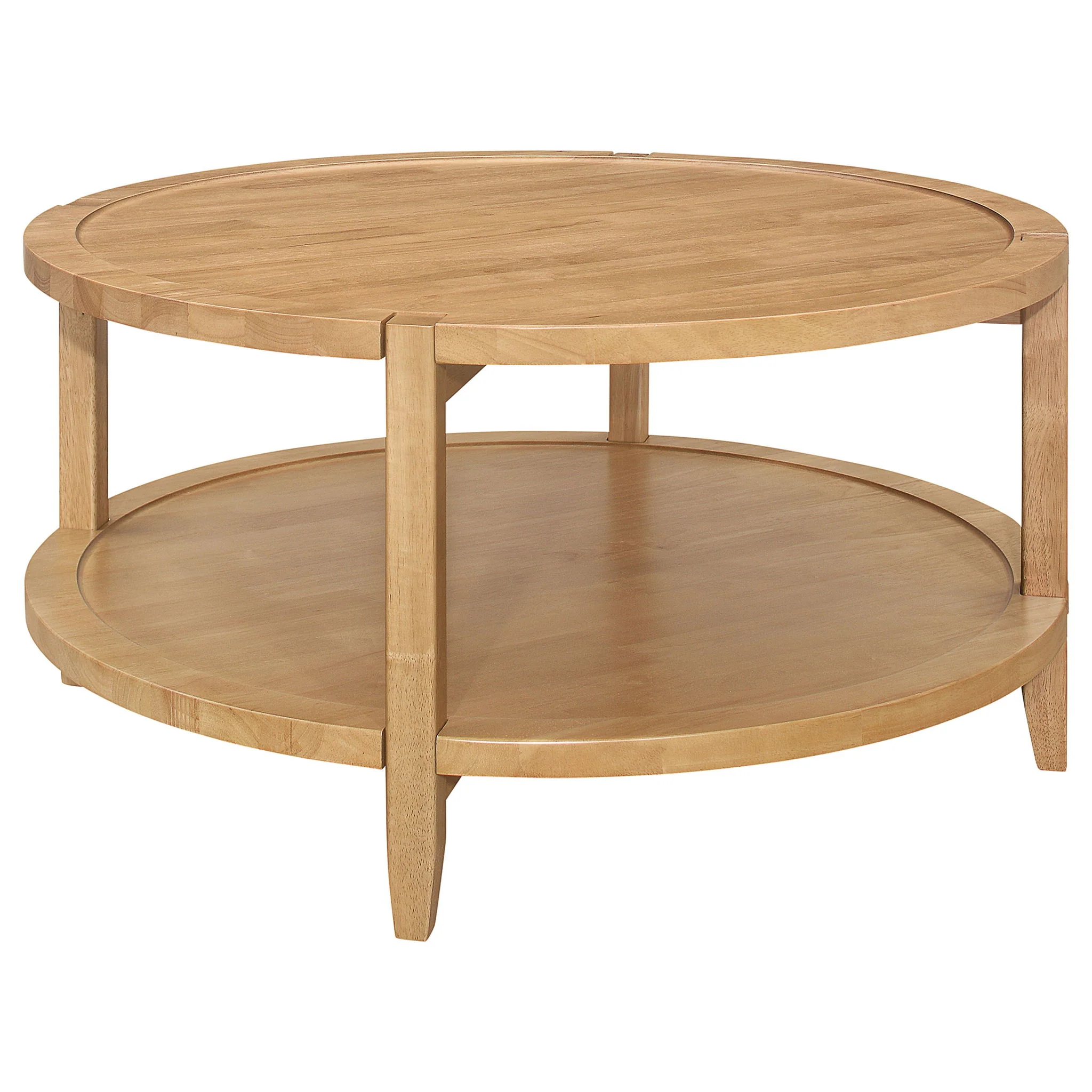 Isbell - Round Table With Storage Shelf - Image 14