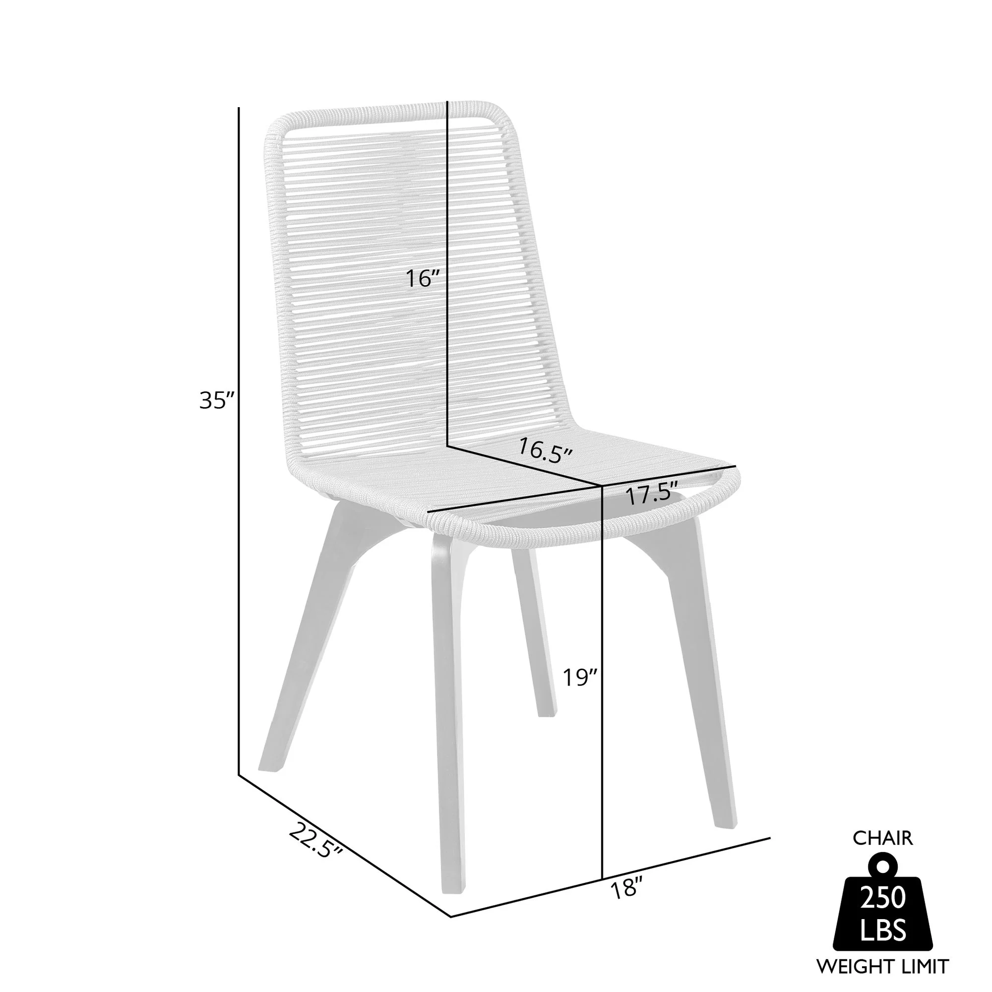 Island - Outdoor Rope Dining Chairs (Set of 2) - Image 4
