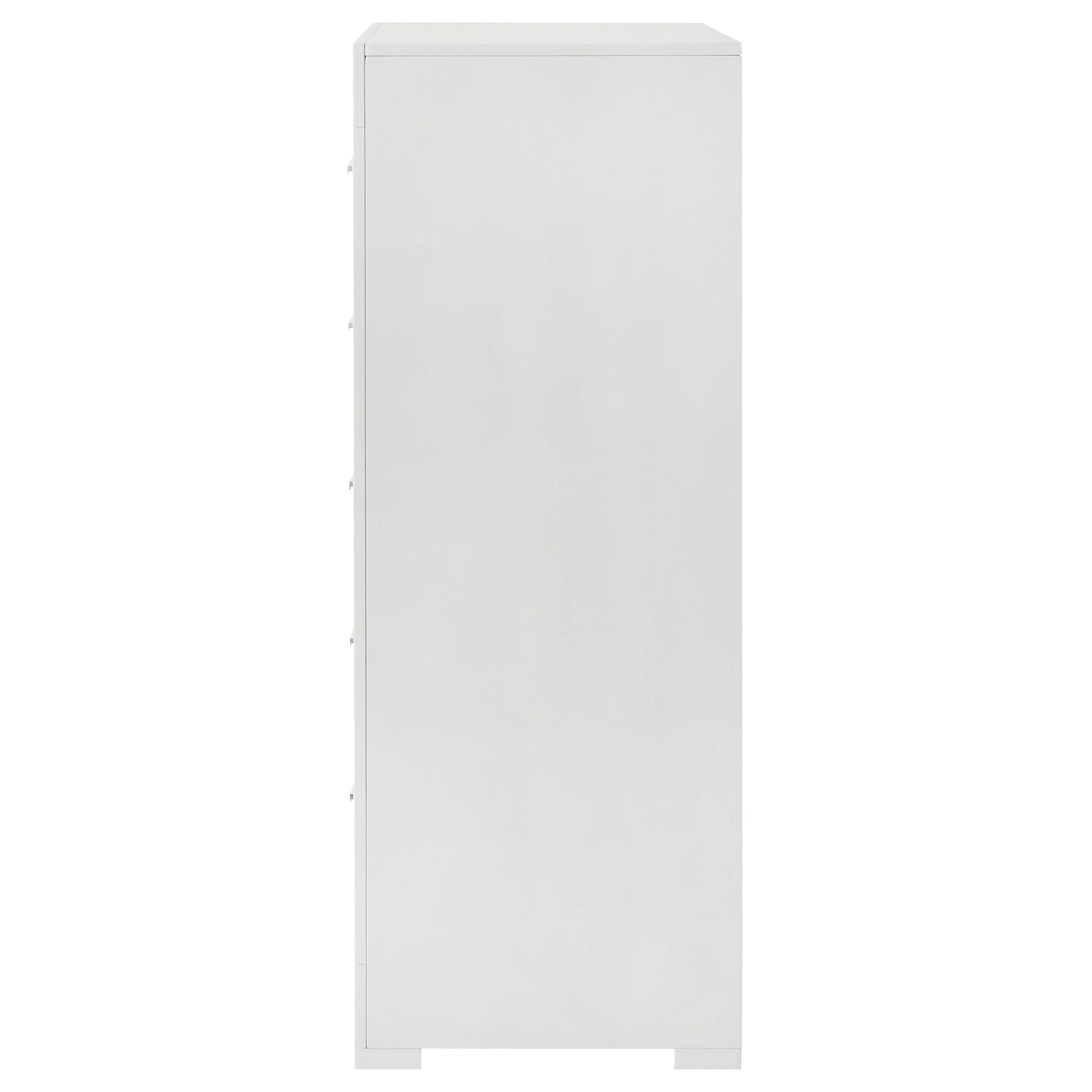 Ives 5-Drawer Chest White High Gloss - Image 2