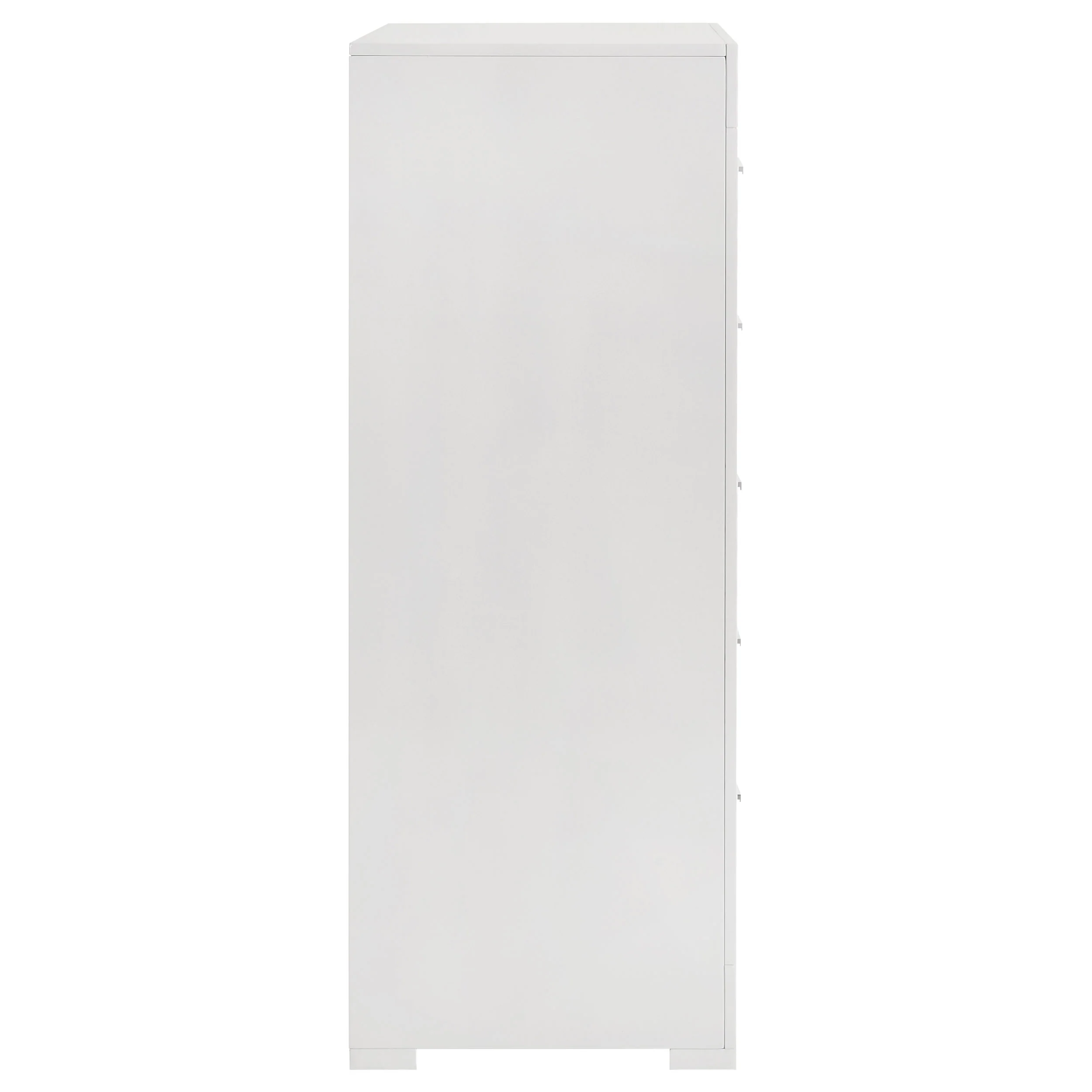 Ives 5-Drawer Chest White High Gloss - Image 7