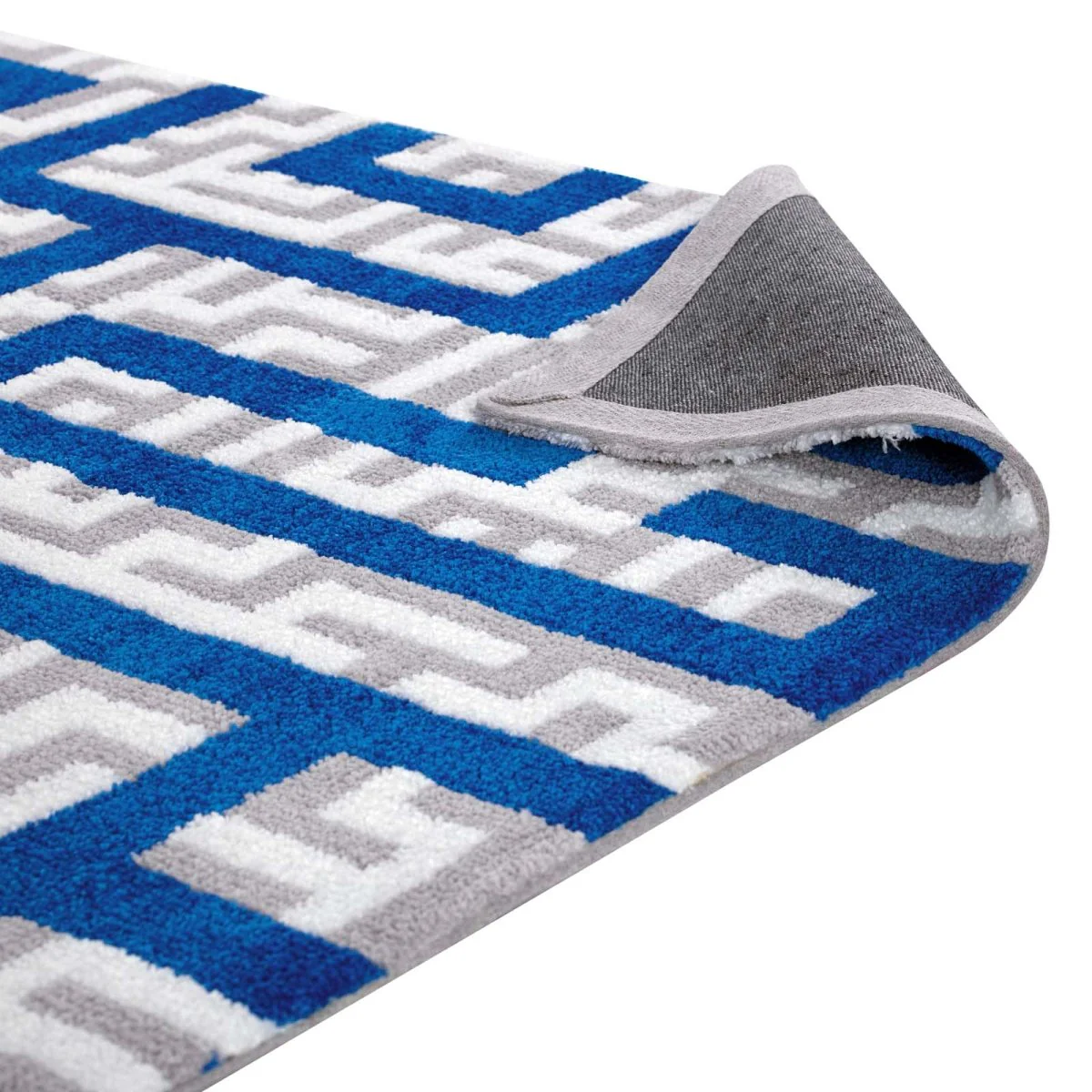 Ivory Light Gray Geometric Maze Area Rug - Modern Contemporary Indoor Accent Rug - Image 18