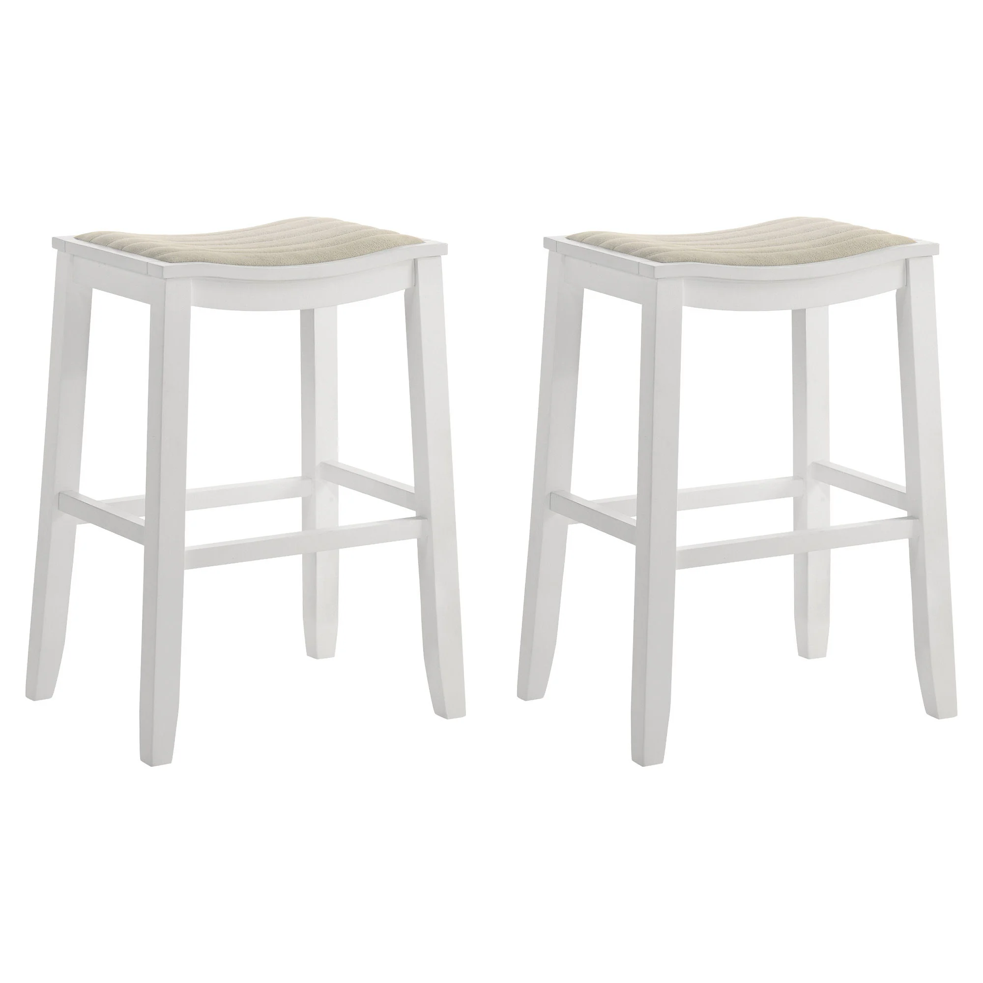 Iyani - Coastal Modern Wood Bar Height Kitchen Bar Stool - Image 3