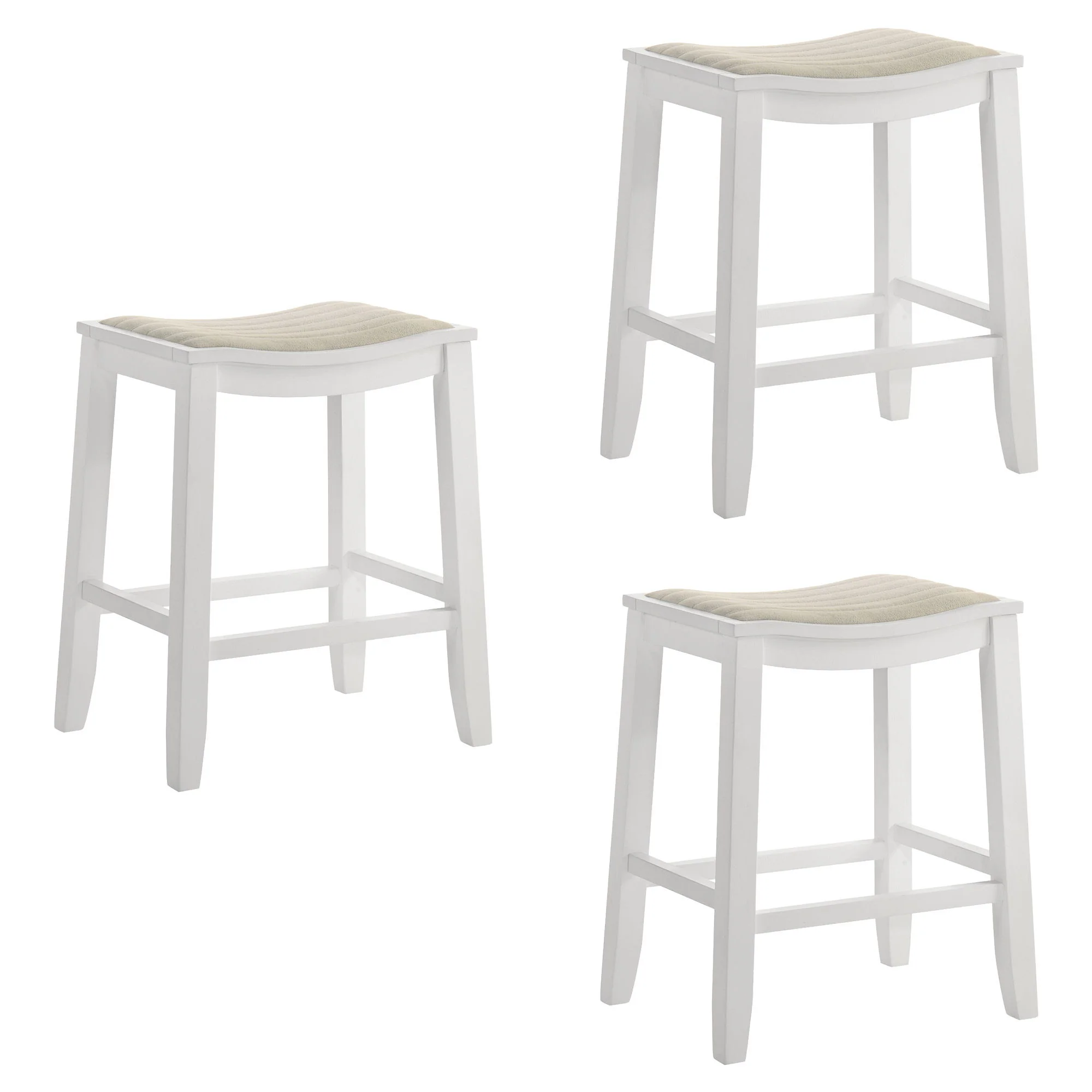 Iyani - Coastal Modern Wood Counter Height Kitchen Bar Stool - Image 8