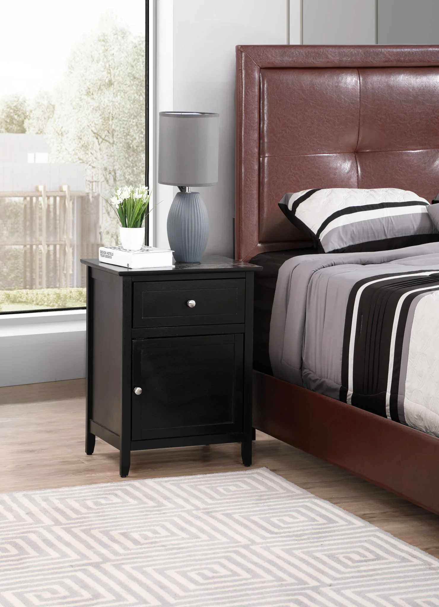 1 Drawer / 1 Door Nightstand - Image 3
