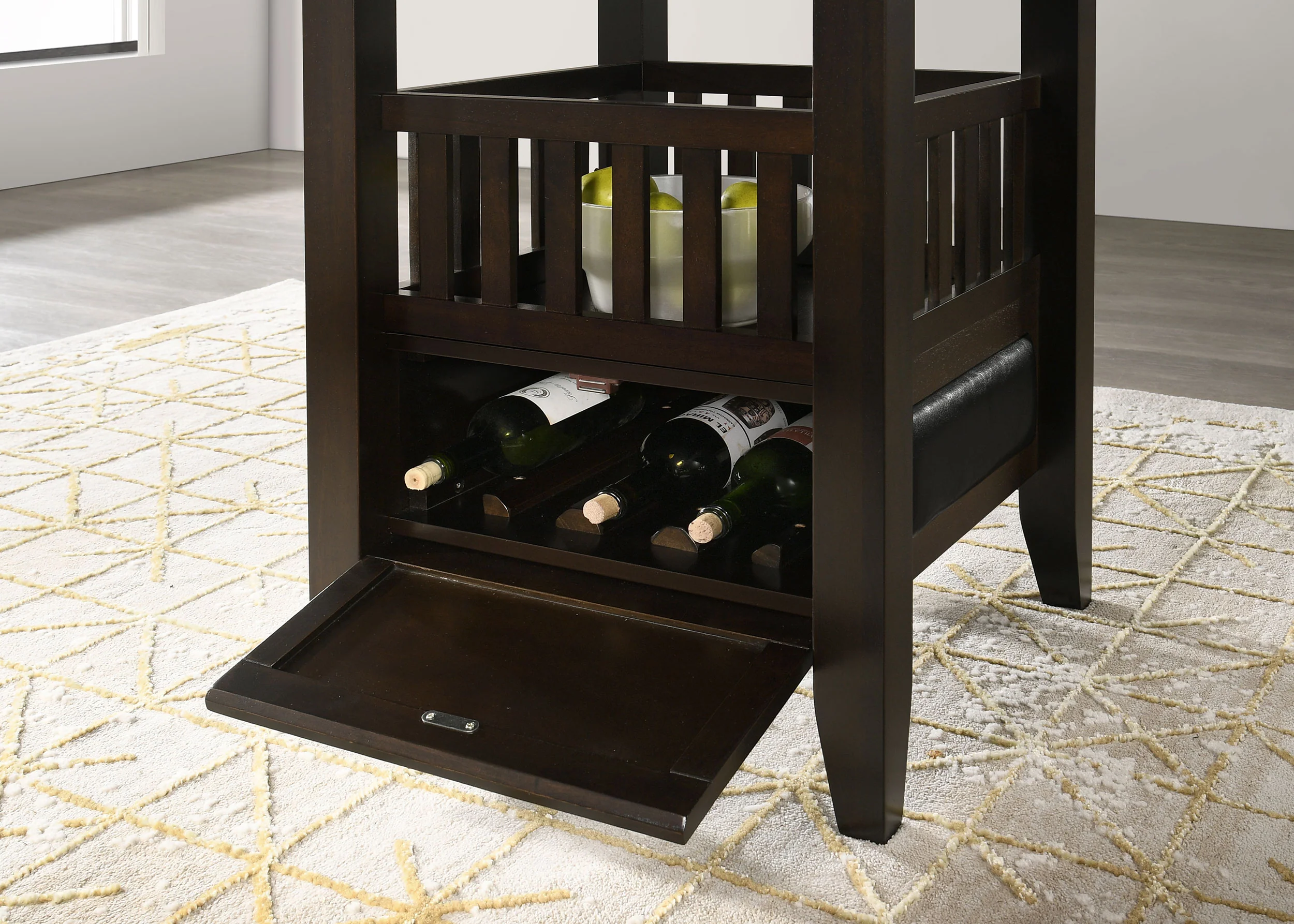 Jaden Square Counter Height Dining Table, Espresso - Image 9
