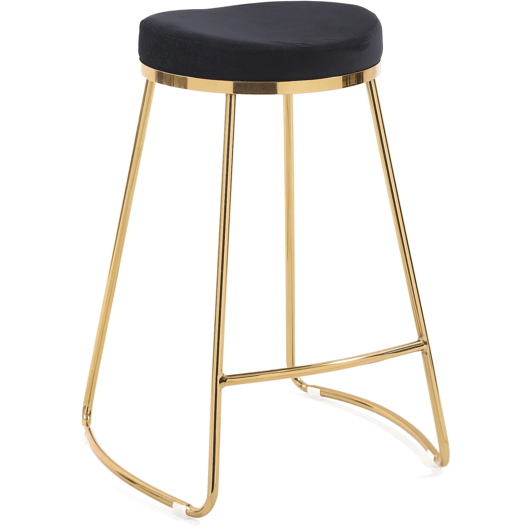 Jane - 26" Mid-Century Modern Luxury Upholstered Stool - Image 4