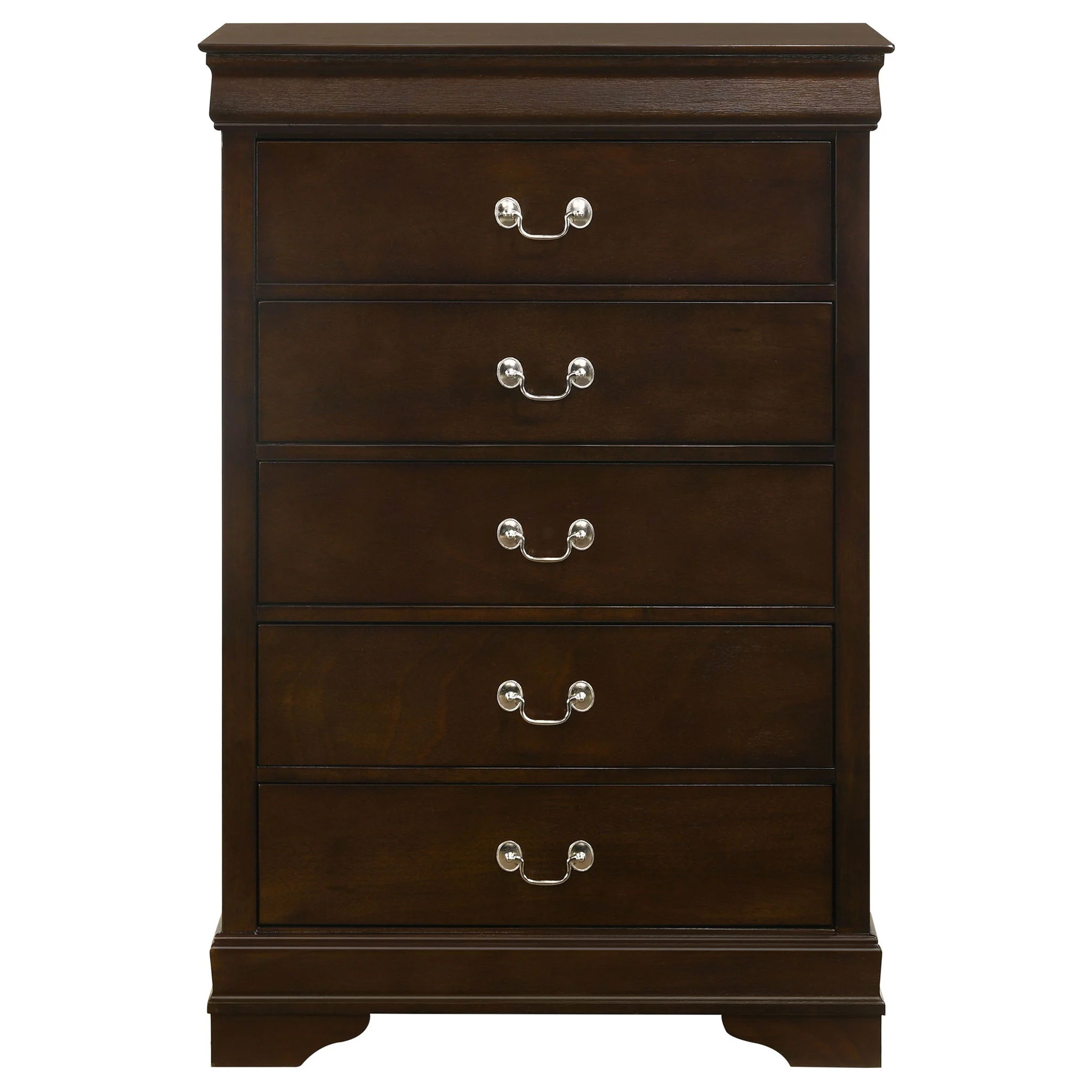 Janson - 5 Drawer Bedroom Chest - Cappuccino - Image 6