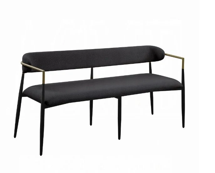 Jaramillo - Chenille Bench - Black - Image 5