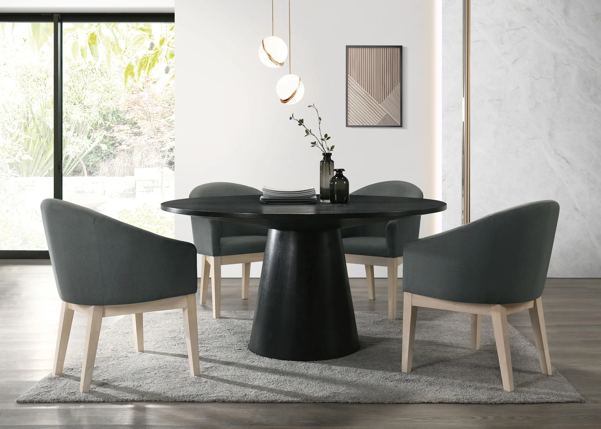 Jasper - 59" Round Dining Table Set - Image 5