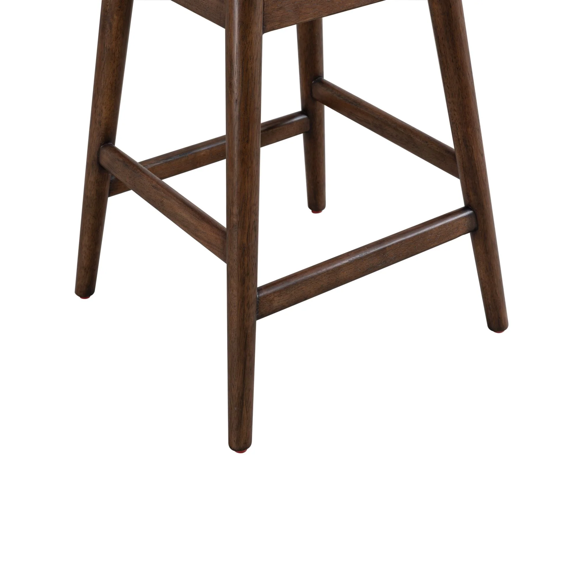 Jaxon - Brown Solid Wood Upholstered 26" Counter Height Swivel Barstool - Image 8