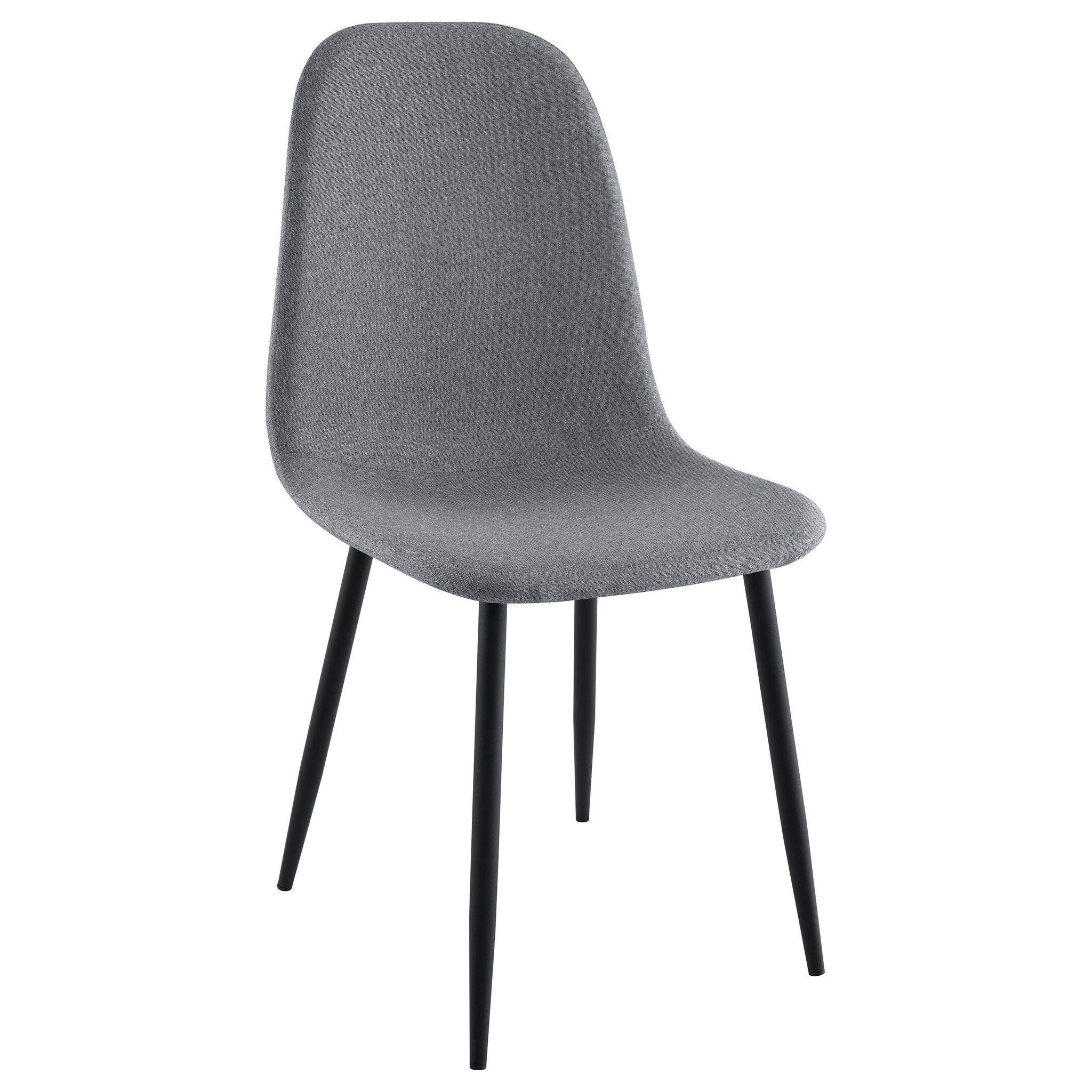 Jazmine - Upholstered Dining Chair (Set of 4) - Gray - Image 6
