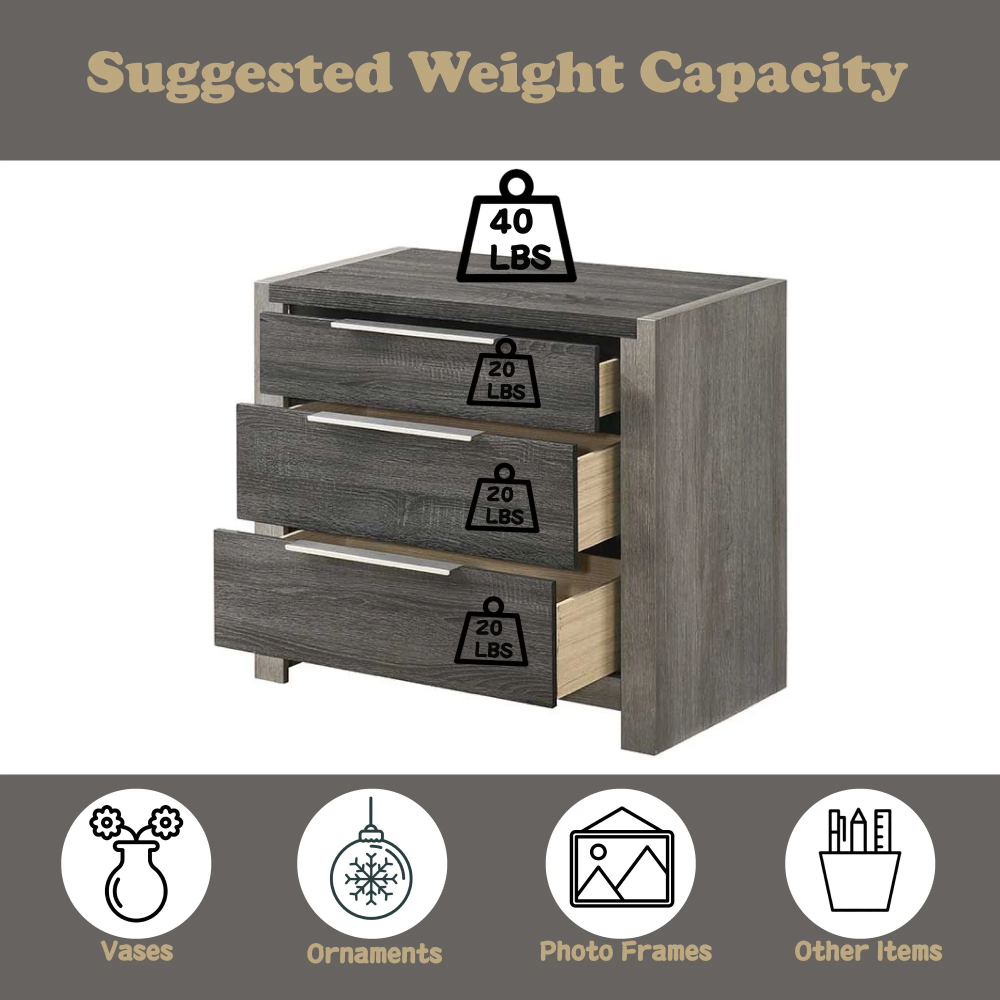 Jehoram - Nightstand - Gray - Image 4