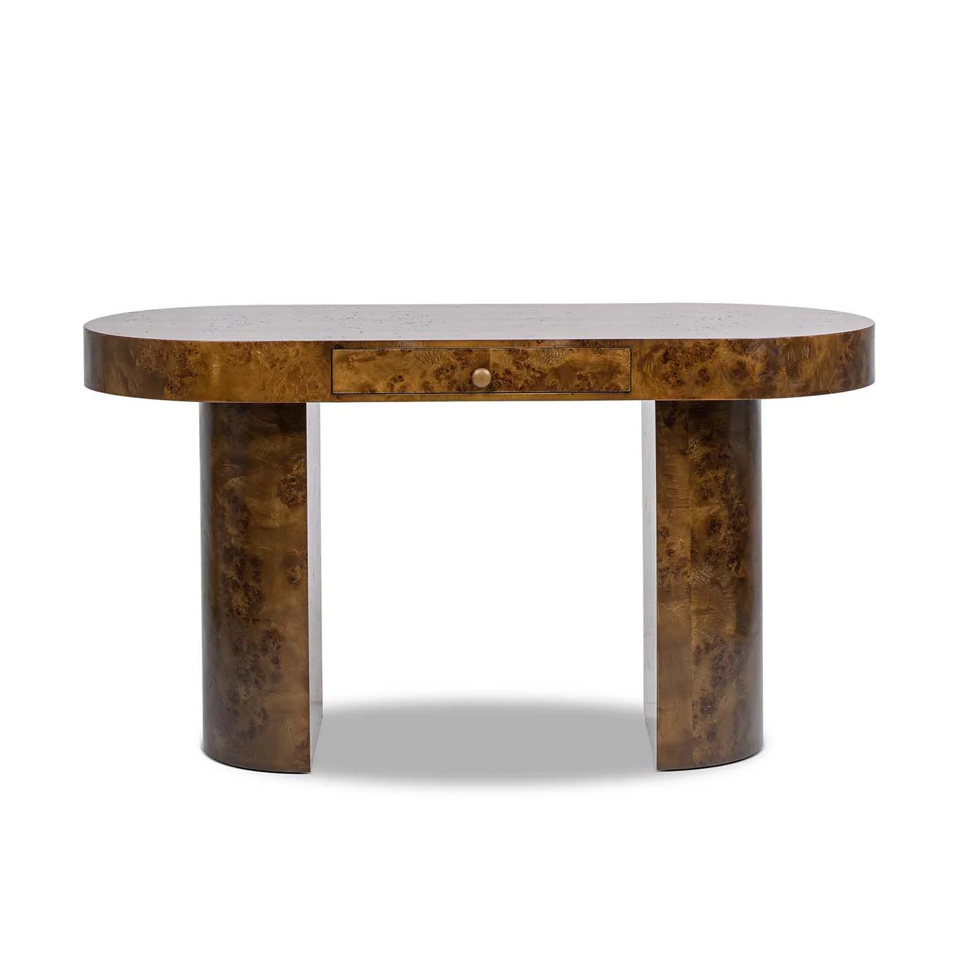 Jesse - Single Drawer Oval Computer Desk - Image 13