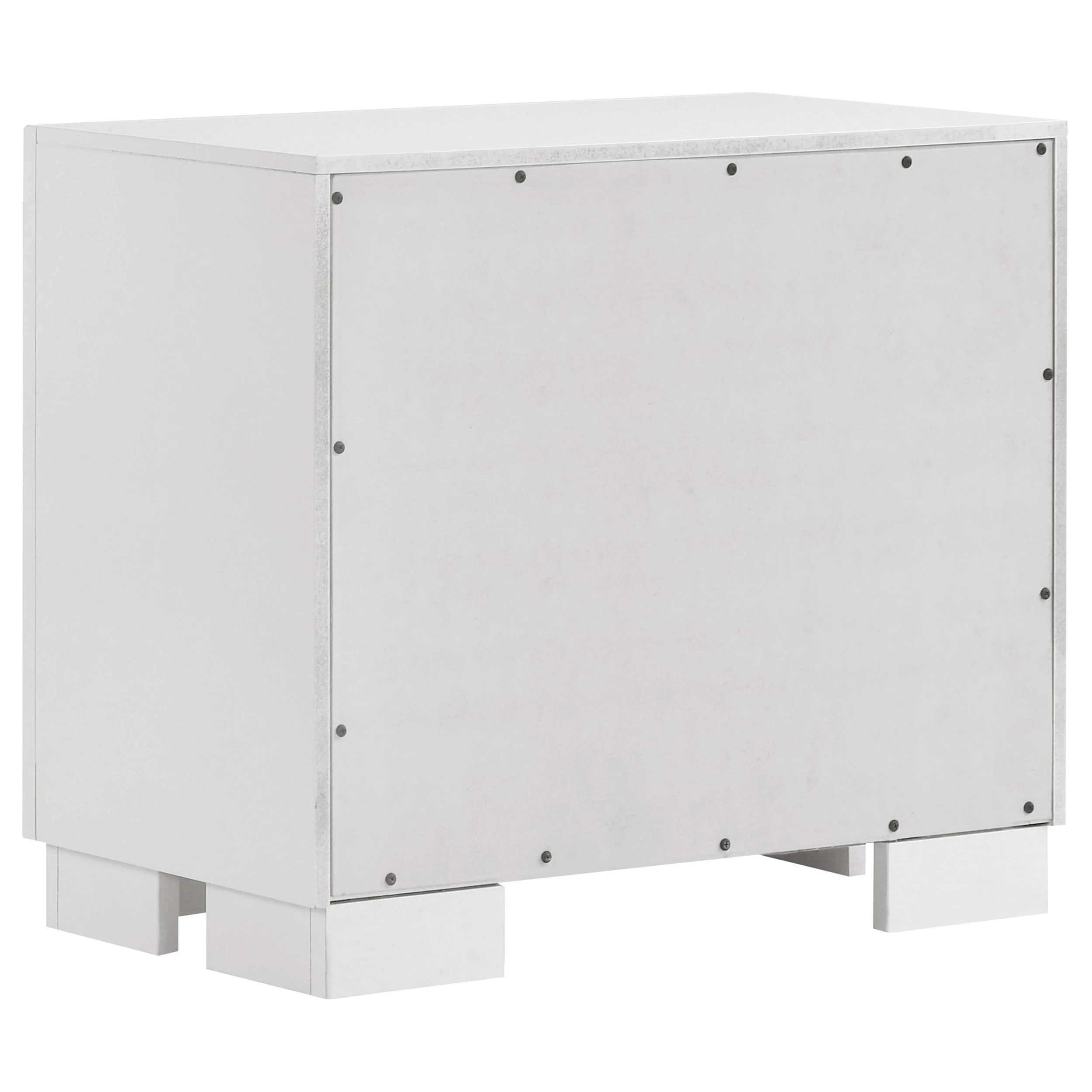 Jessica 2-Drawer Nightstand in Snow White - Image 10