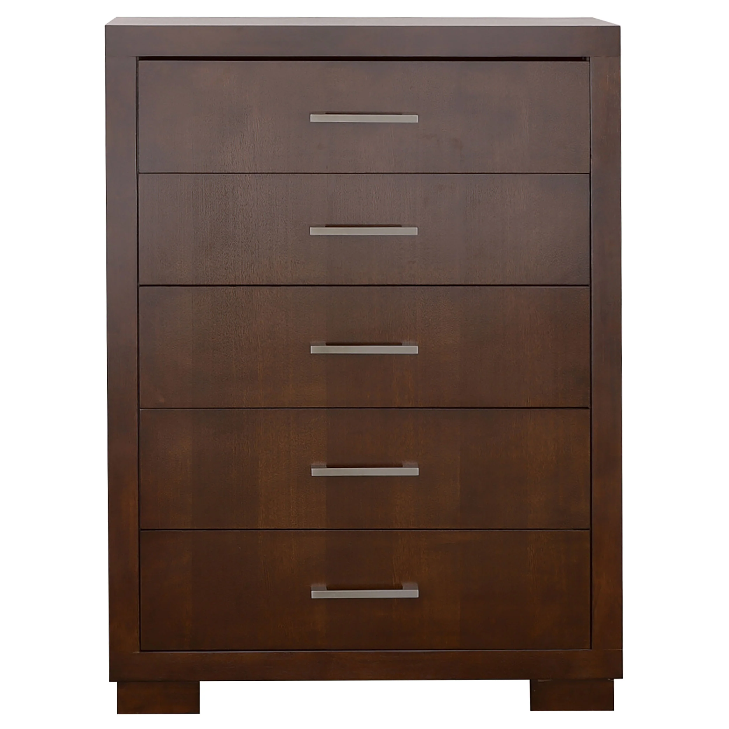 Jessica 5-Drawer Chest in Cappuccino - Image 3