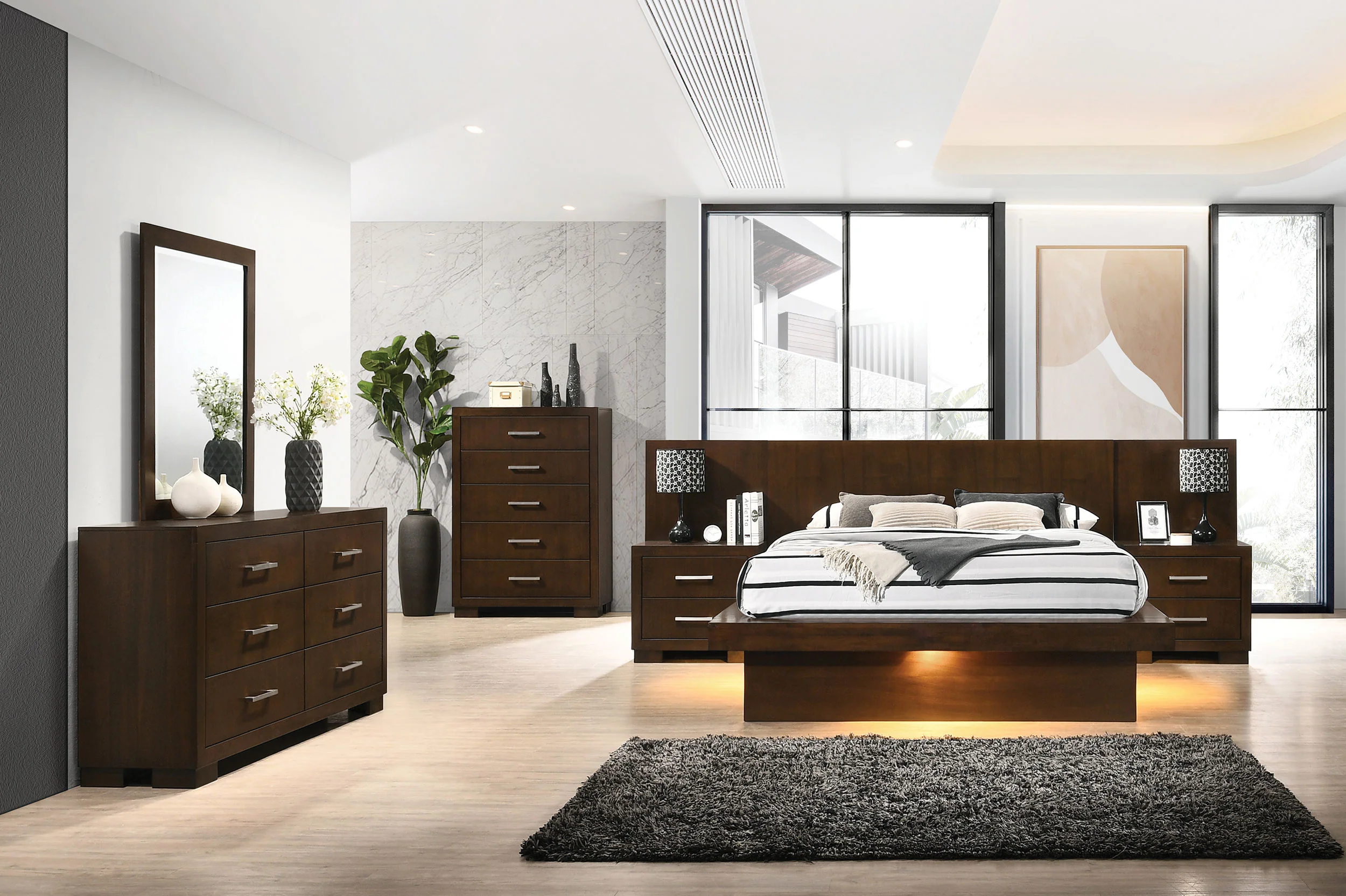 Jessica 6-Drawer Dresser in Cappuccino - Image 10
